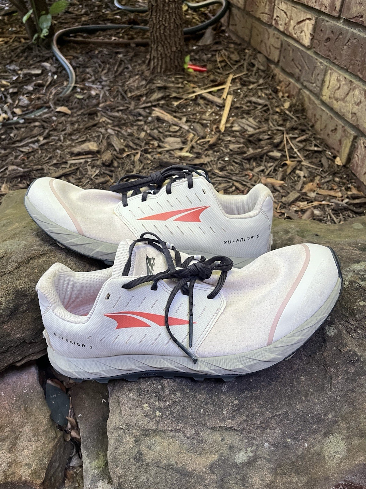 Altra Superior 5 Trail Running Shoes Men’s Size 11 White Orange ALOA546Z229