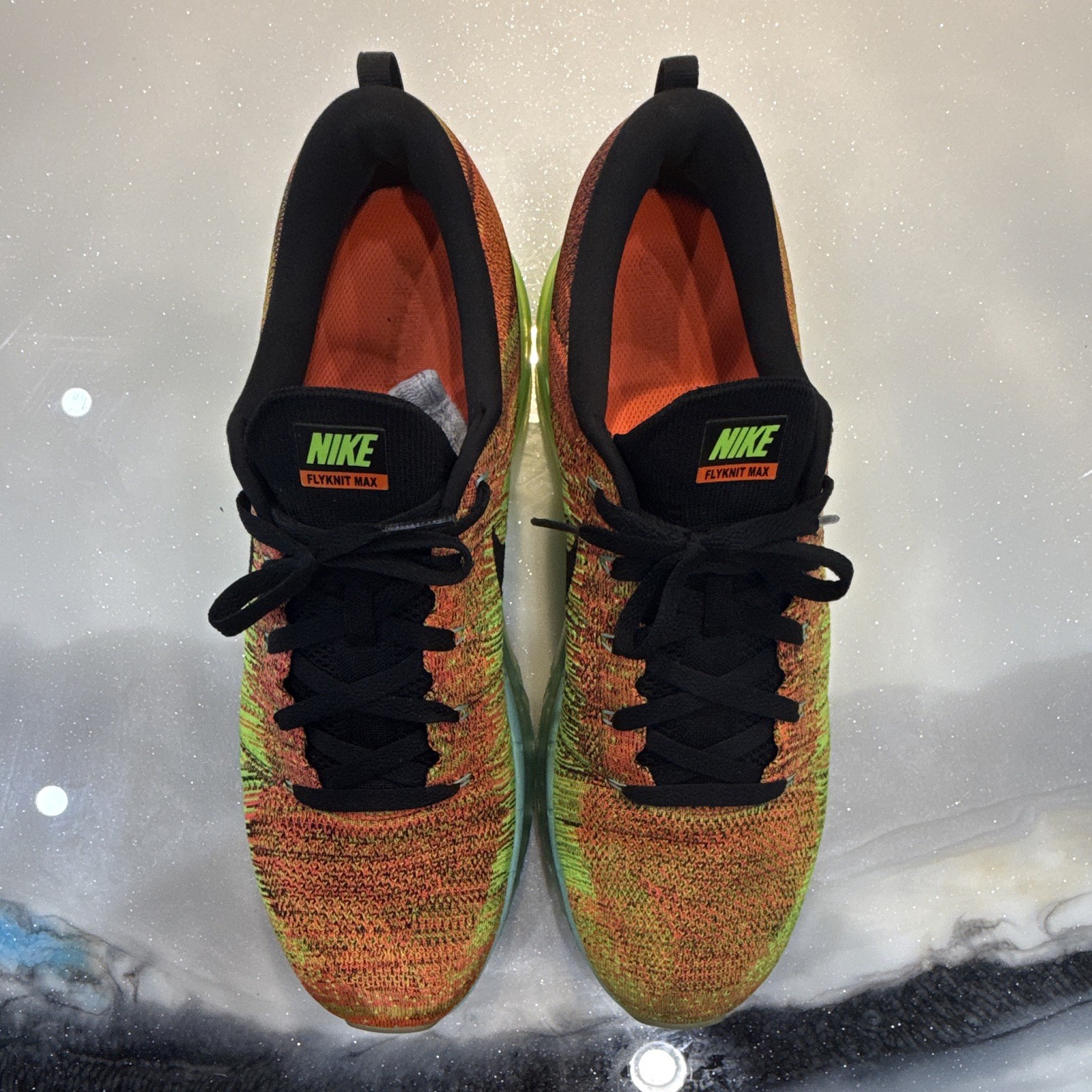 Nike Flyknit Air Max Men’s Low Top Lace-Up Running Sneakers 620469-800