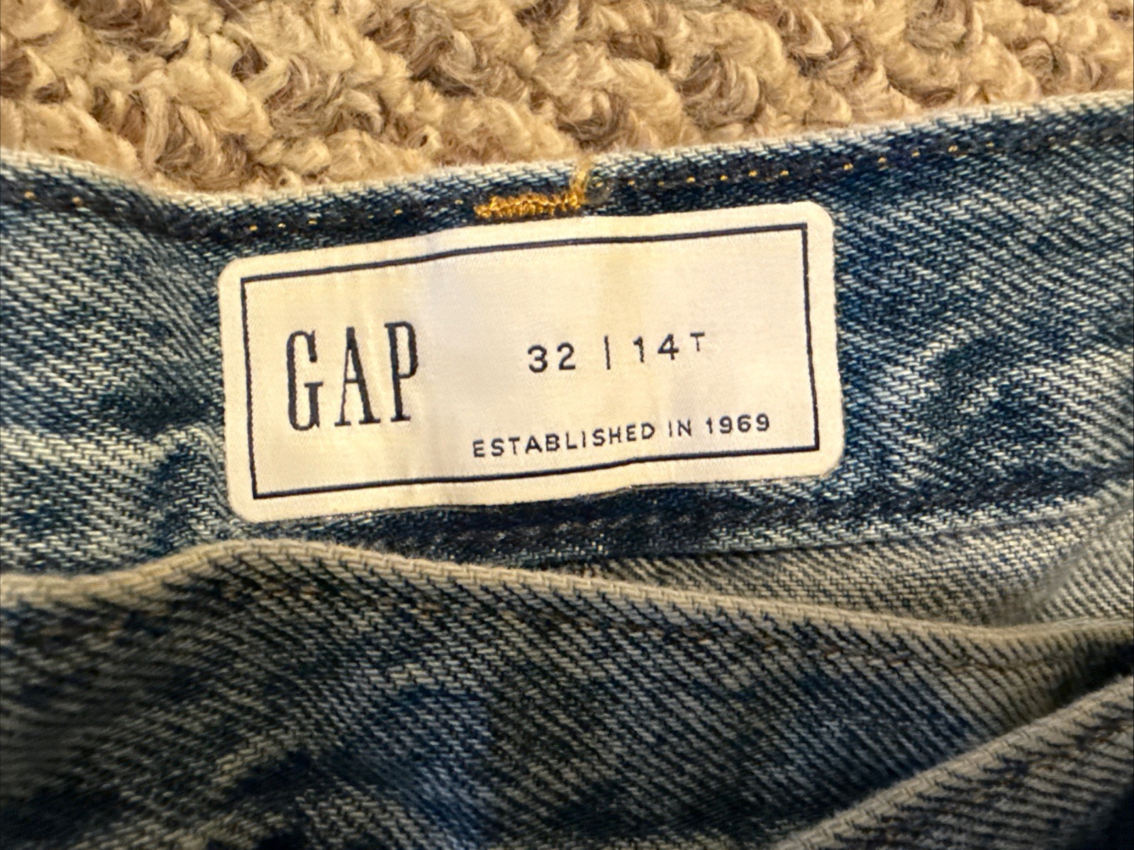 GAP Denim Button Fly Jeans 32 / 14T