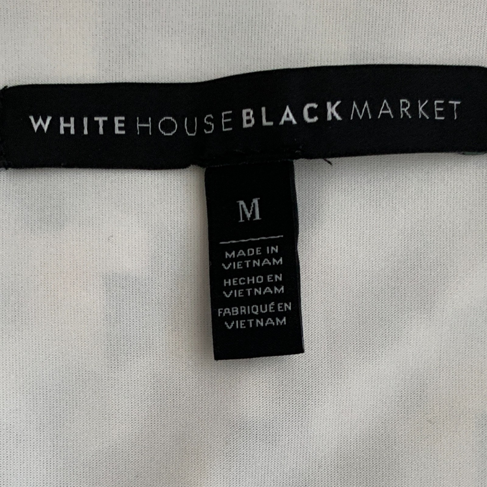 White House Black Market Medium Sleeveless Blouse Women’s Medium Geometric Print