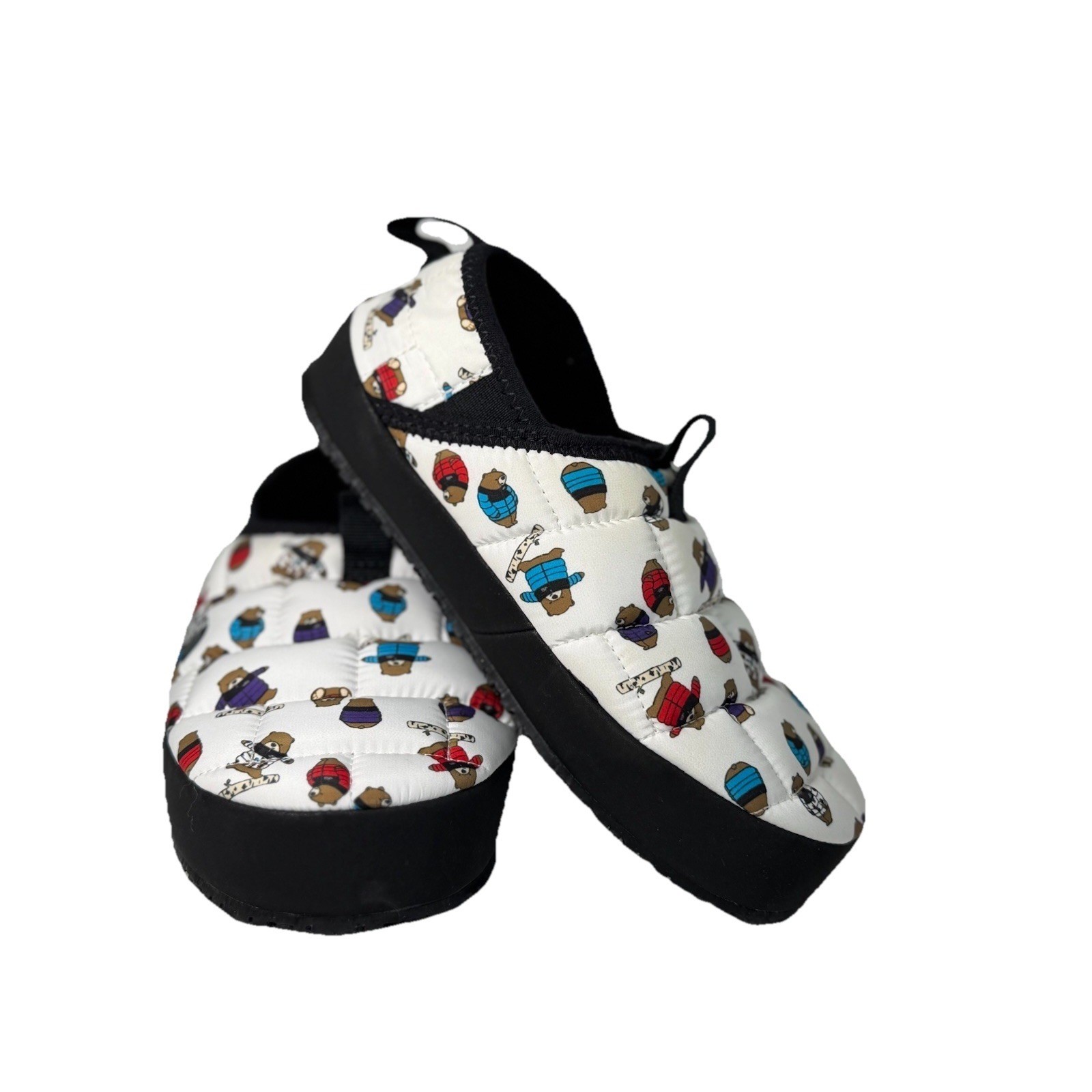 The North Face Nuptse Mules Bears Print Kids Size 3