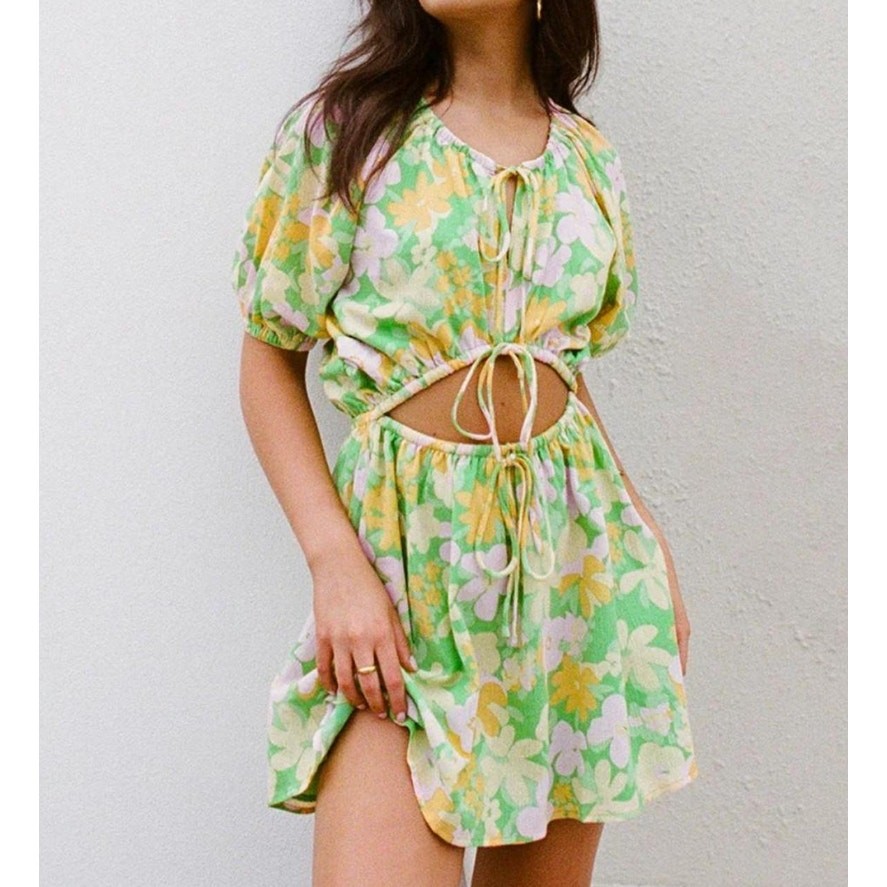 Sabo Milo Dress Juniper Green Size Small