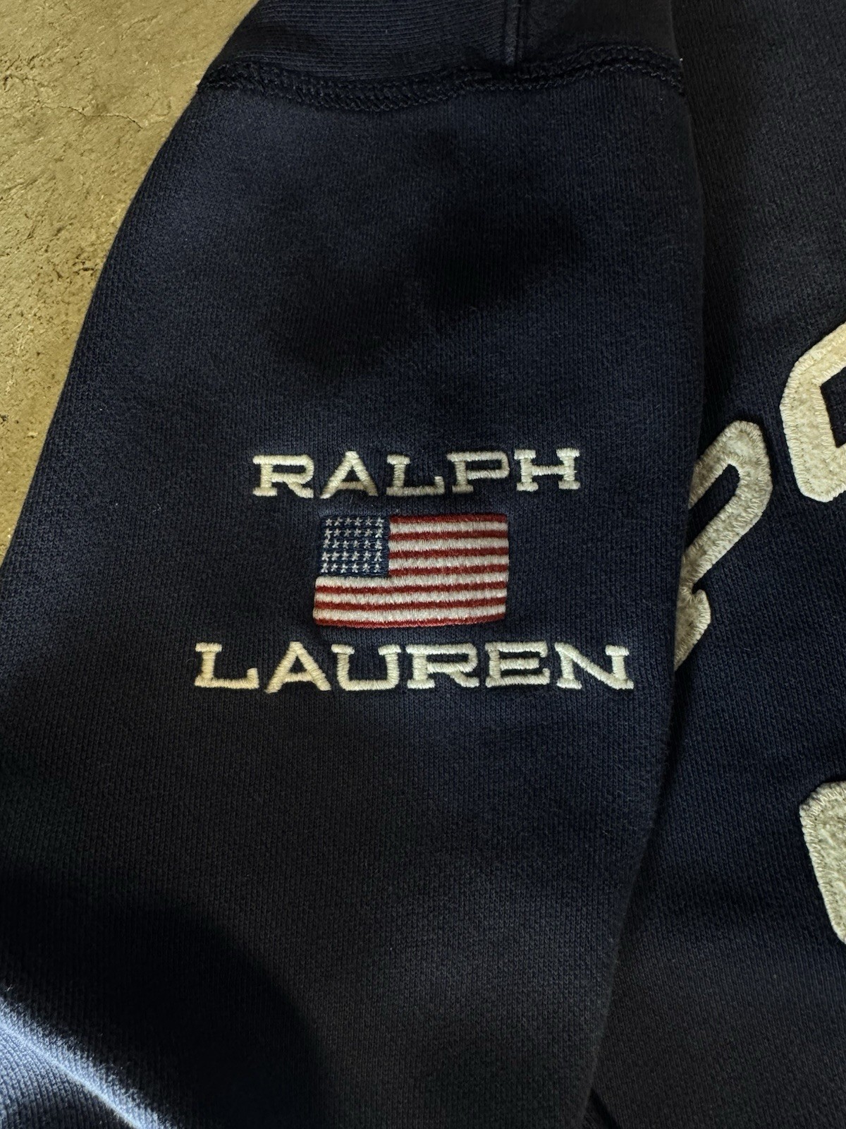 Vintage Polo Jeans Company by Ralph Lauren Men’s Crewneck With Defects