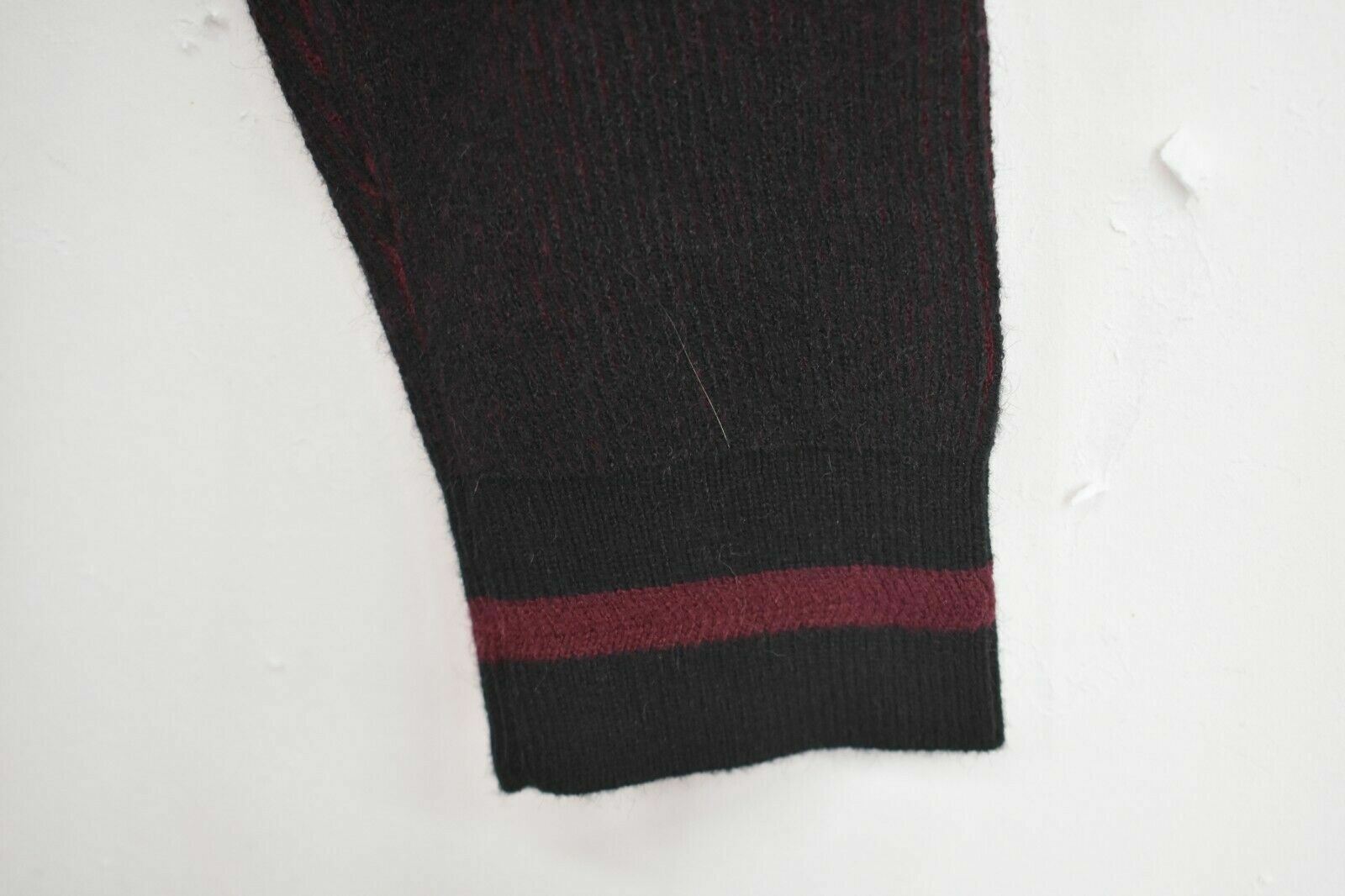 Vince Camuto Mens Long Sleeve Ribbed Cuff Tipped Crew Neck Pullover Sweater