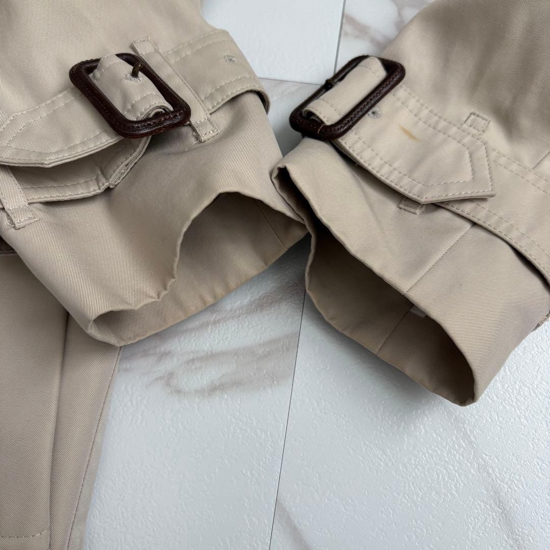 Excellent condition Burberry London Liner Belted Trench Coat White Beige