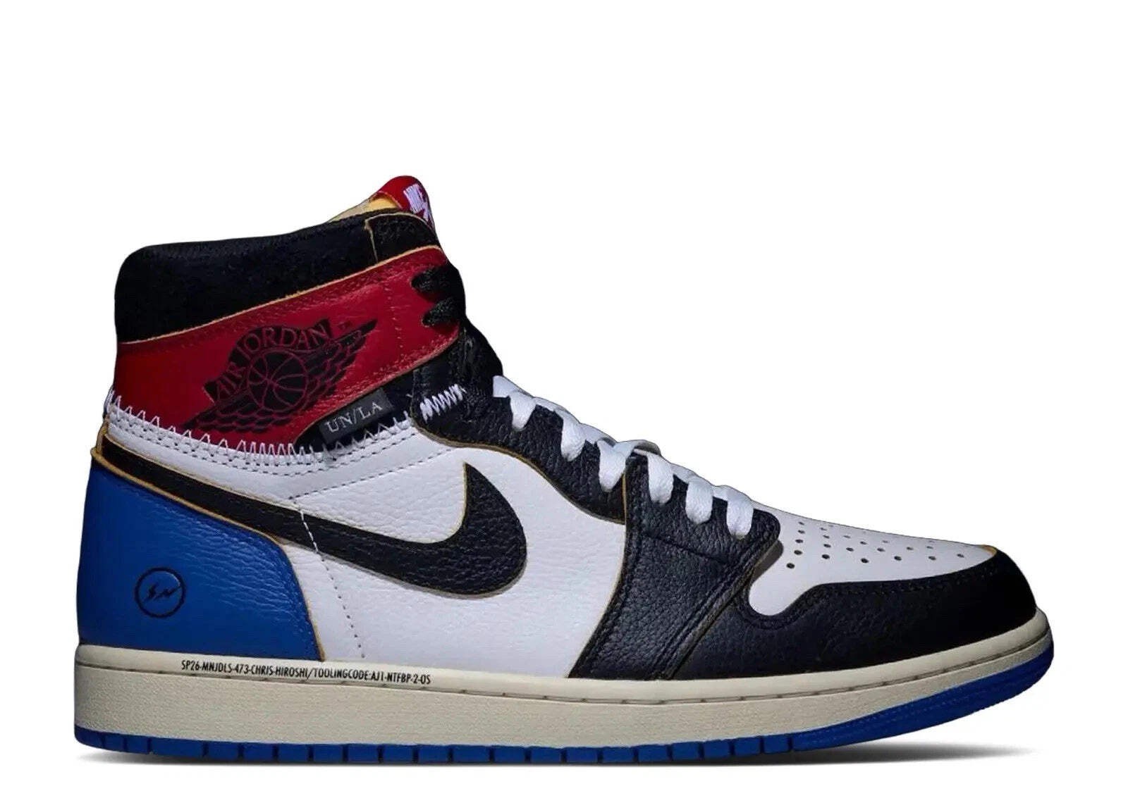 Jordan 1 Fragment Design x Union LA x Air Jordan 1 Retro OG High IO7847-002 Auth