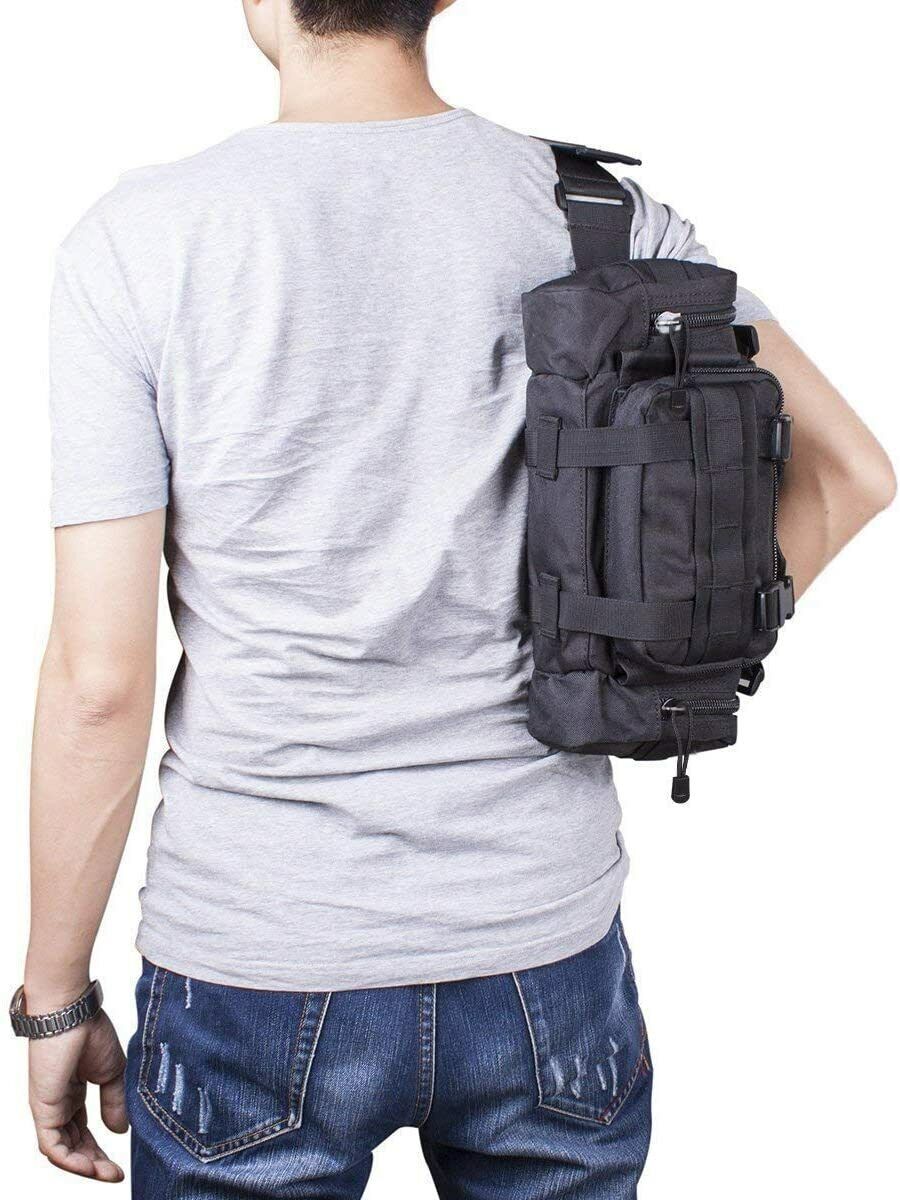 14” Small Molle Sports Duffle Gym Sling Travel Bag Tactical Military Range Bag