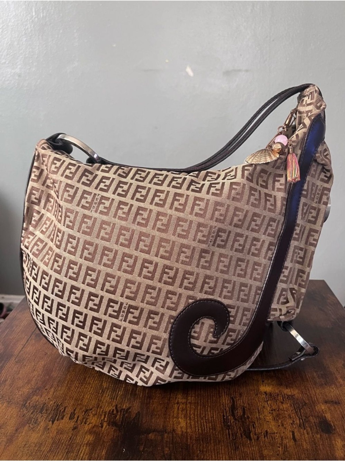 Fendi zucca oyster bag