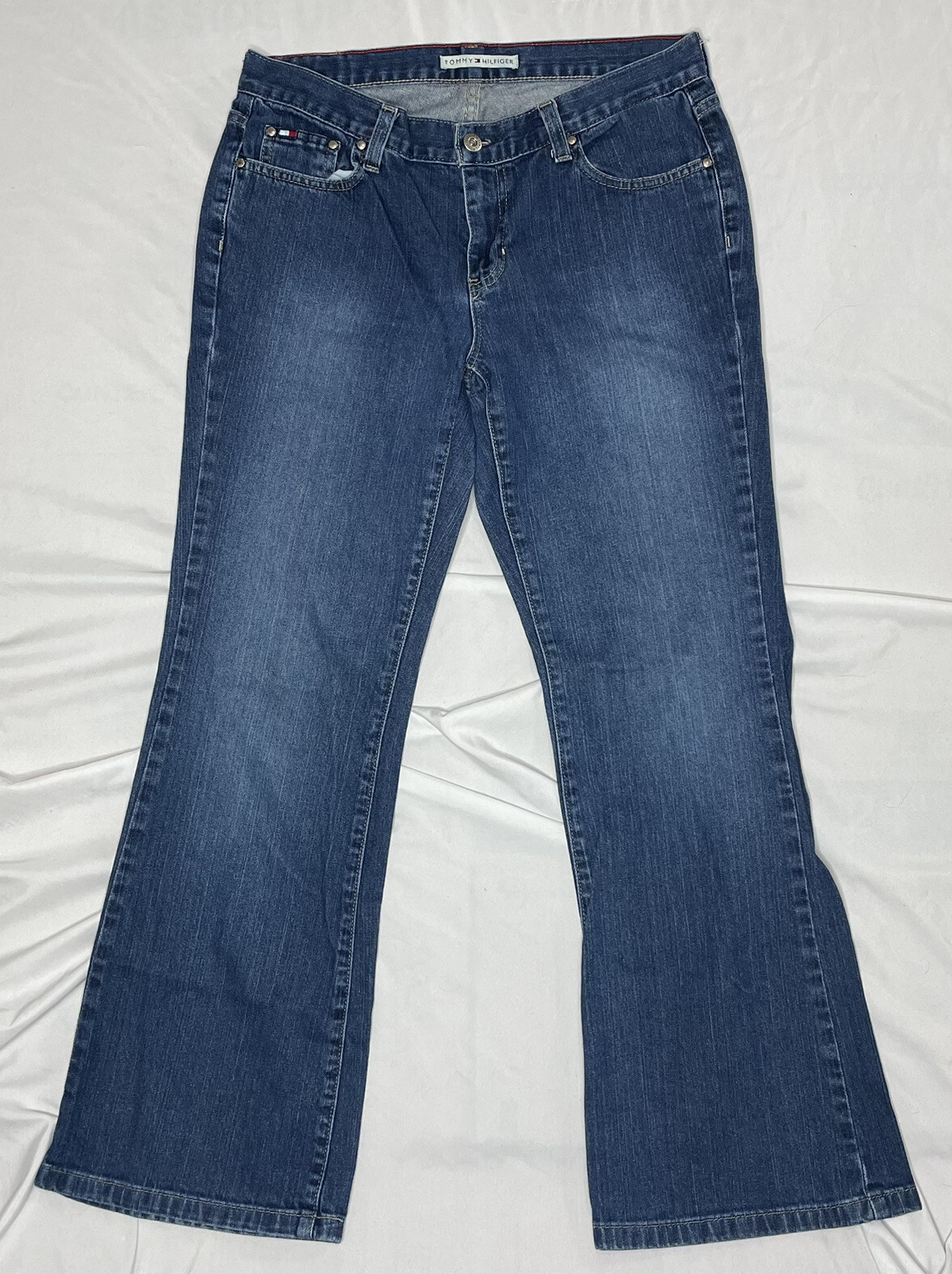 Tommy Hilfiger Jeans Bootcut Cotton Blend Denim Blue Women’s Sz. 8 Reg.