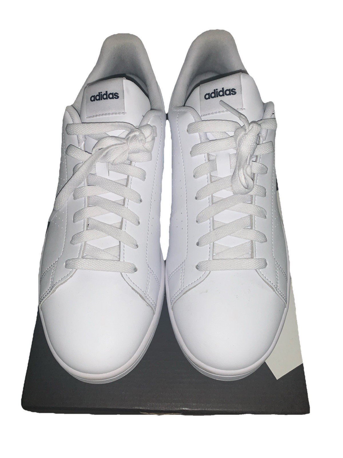 Size 10.5 – Adidas Advantage White Legend Ink Mens Shoes With Box