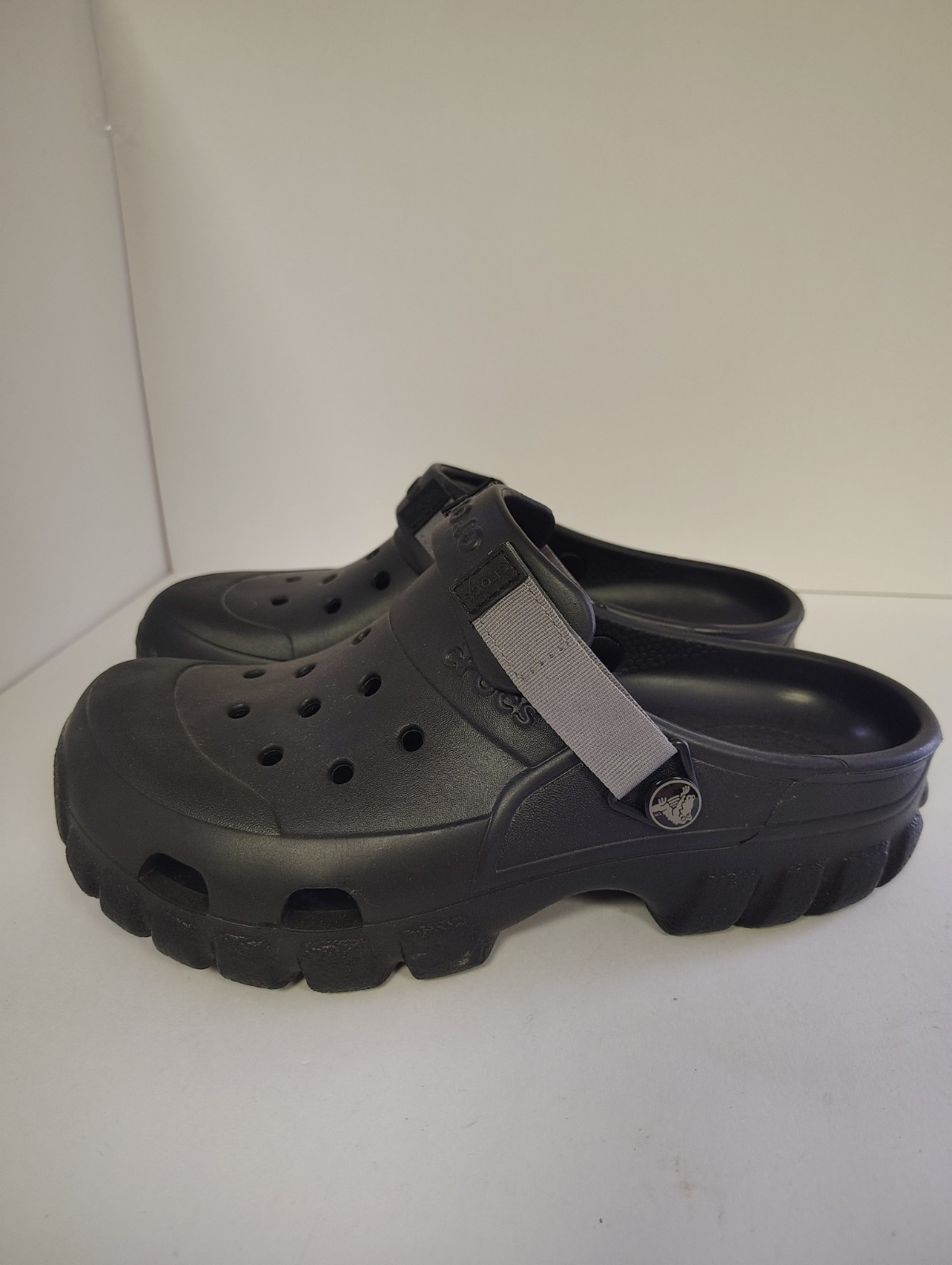 Crocs Offroad Sport Clog Waterproof Adjustable Heel Strap Rugged Lug Sole M8 W10
