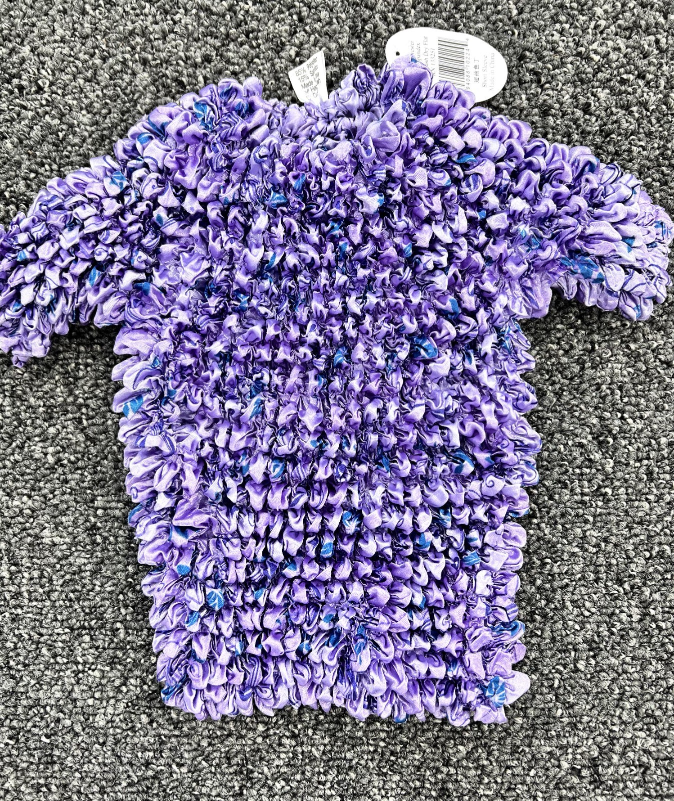 Vintage Popcorn Shirts Lot of 4 Magic Stretch Crinkle Bubble Tops Y2K 90s Style