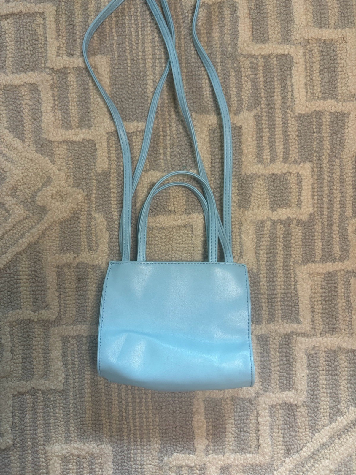 Telfar Small Cerulean Blue Small Shopping Bag