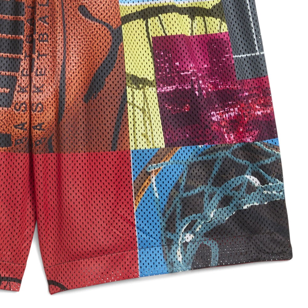 PUMA Hooptopia Reversible 7 Inch Athletic Shorts Mens Black Casual Athletic Bott