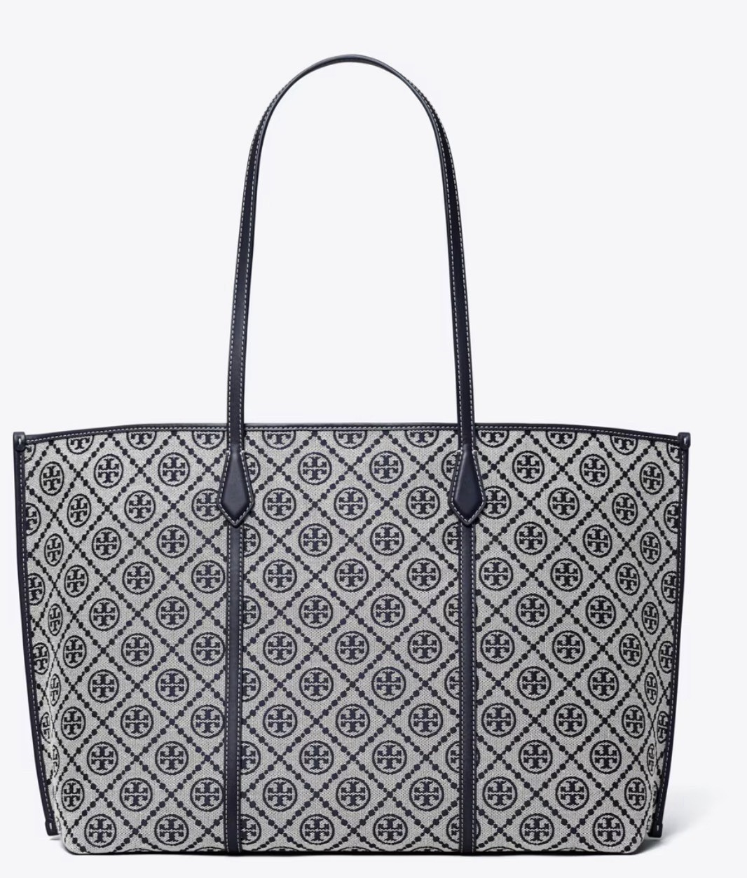 Tory Burch T Monogram Perry Tote. Tory Navy. Style#174279