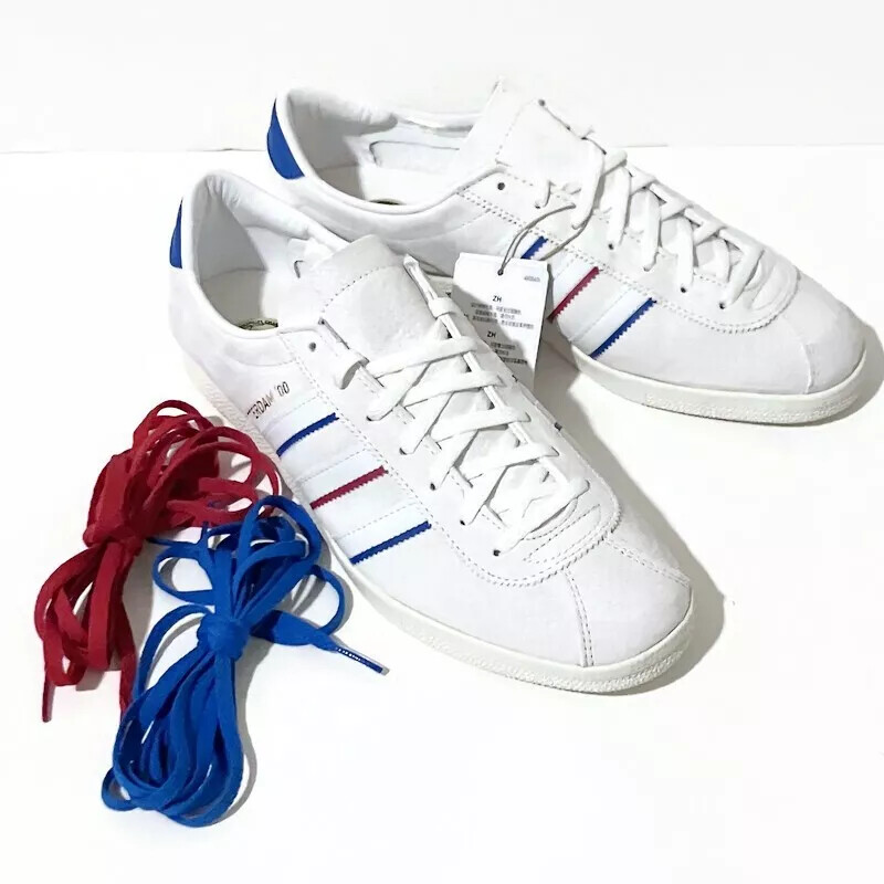 adidas Originals Rotterdam 00 “White, Blue, Scarlet” IH4776 Men’s Suede