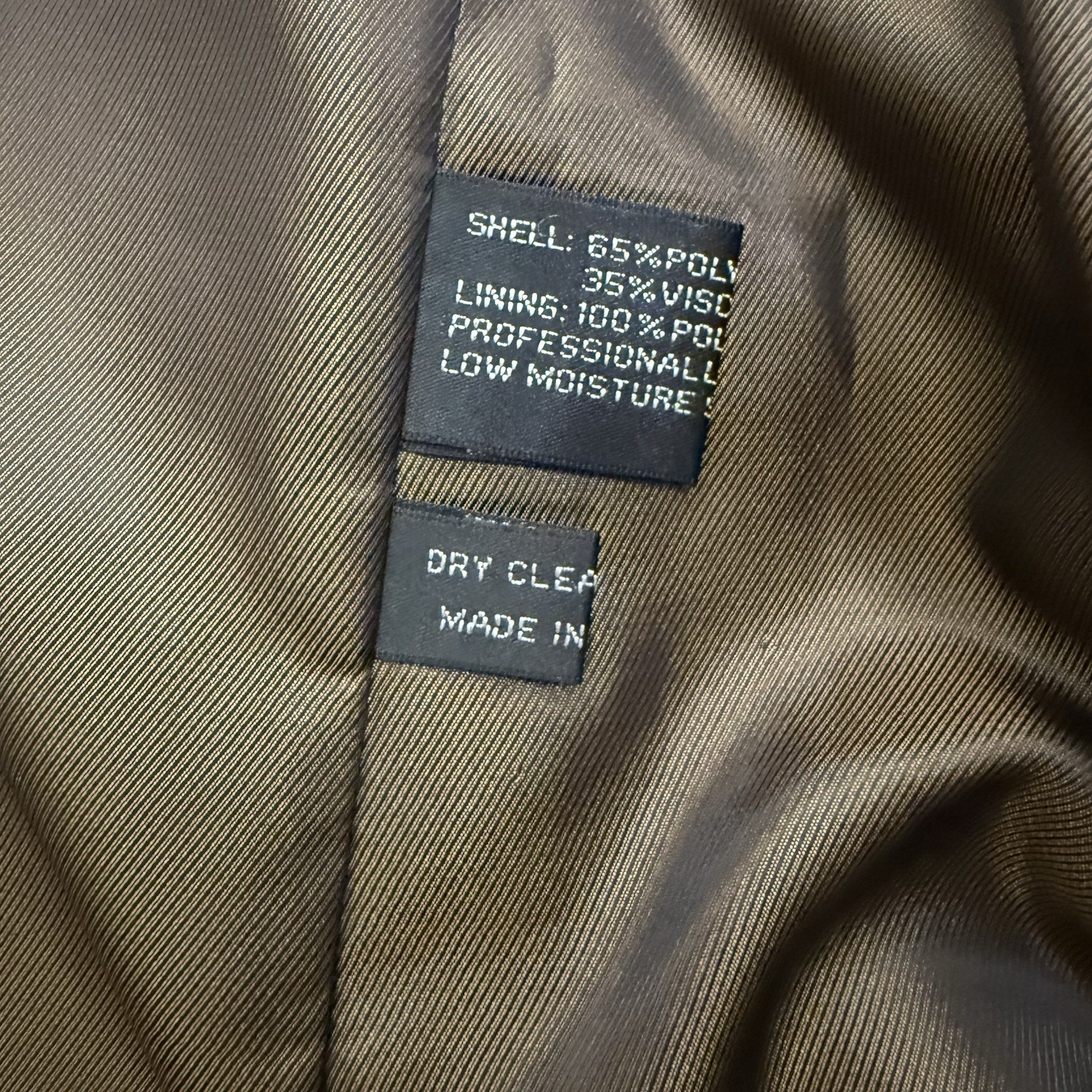 Lineage Milan New York 3 Button Beige Jacket Mens Superior 150’s Business