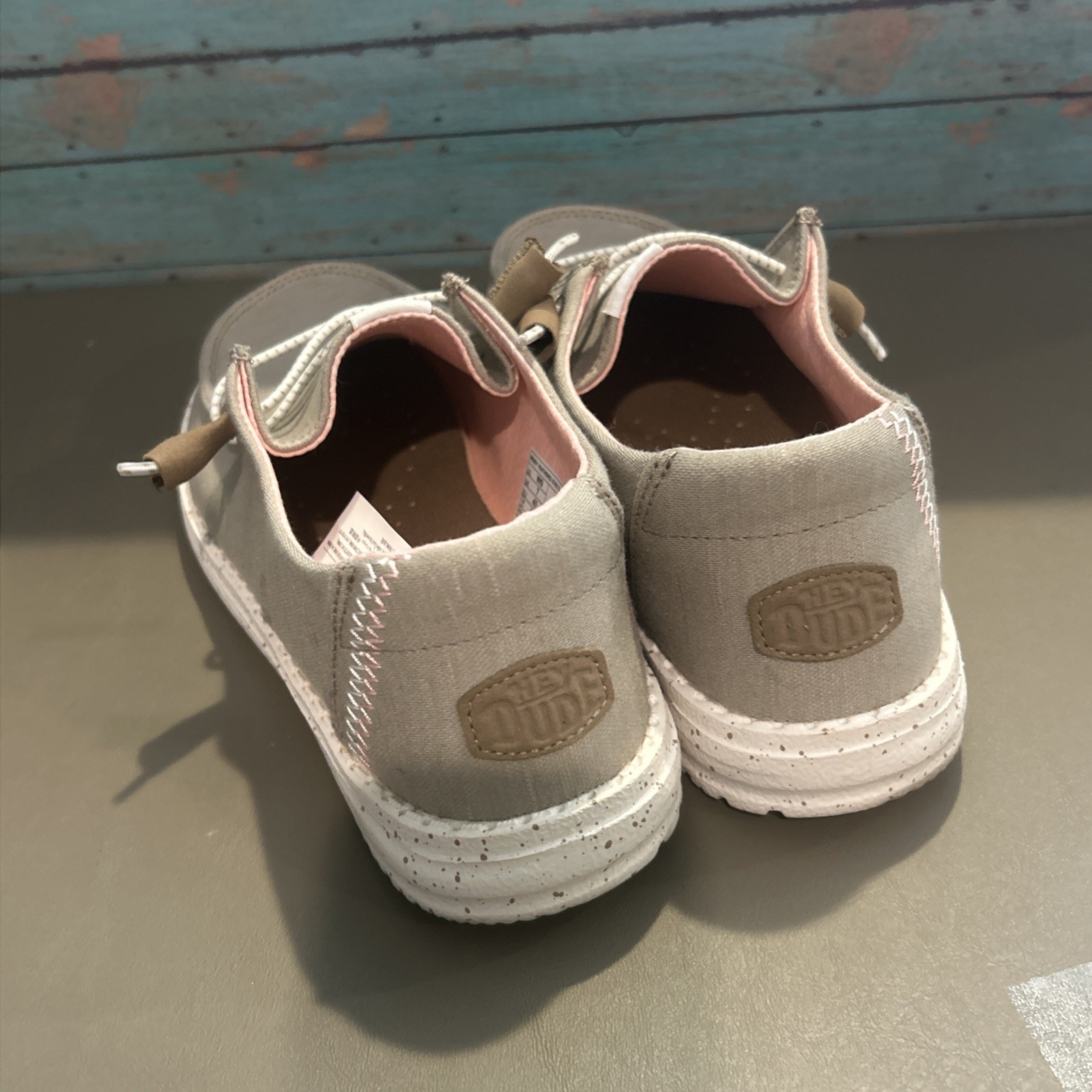 Hey Dude Wendy Heathered Stretch Quarry slip-on shoes