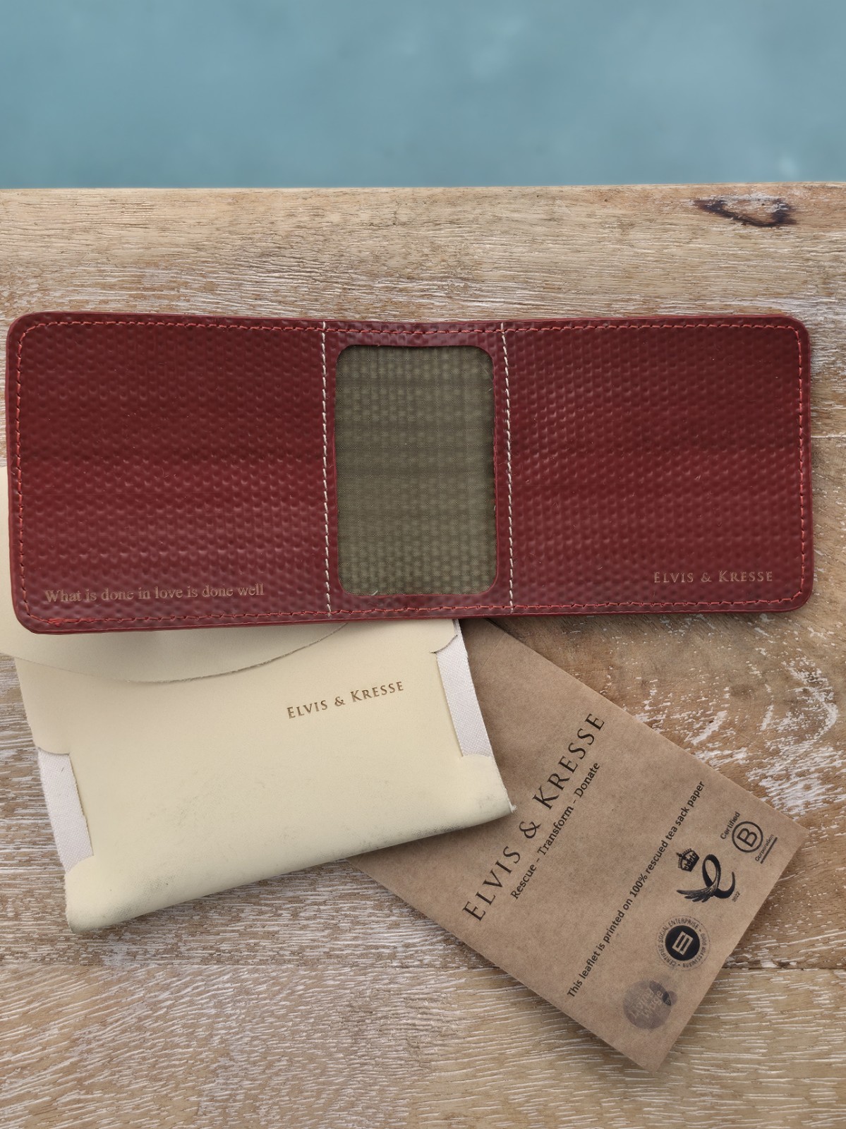 Small ELVIS & KRESSE Post bag/ Fire-hose