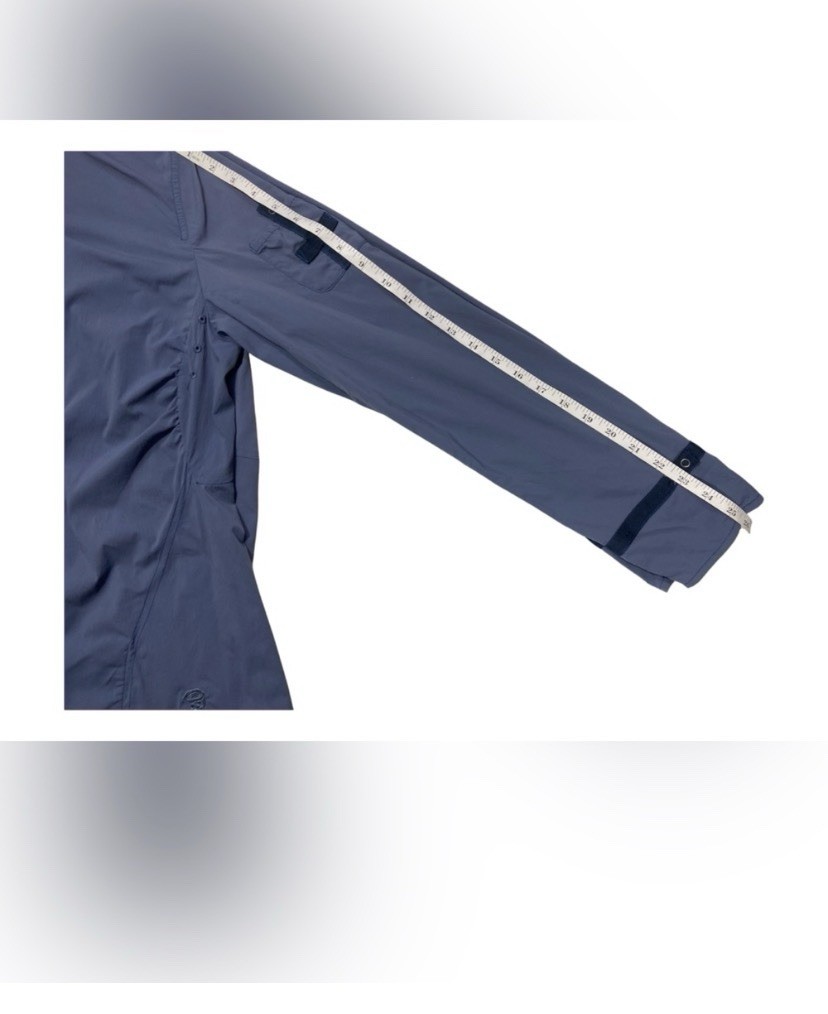 Mountain Hardwear Women’s 10 Lightweight Zip Up Jacket Blue Outdoor Sun/Fishing