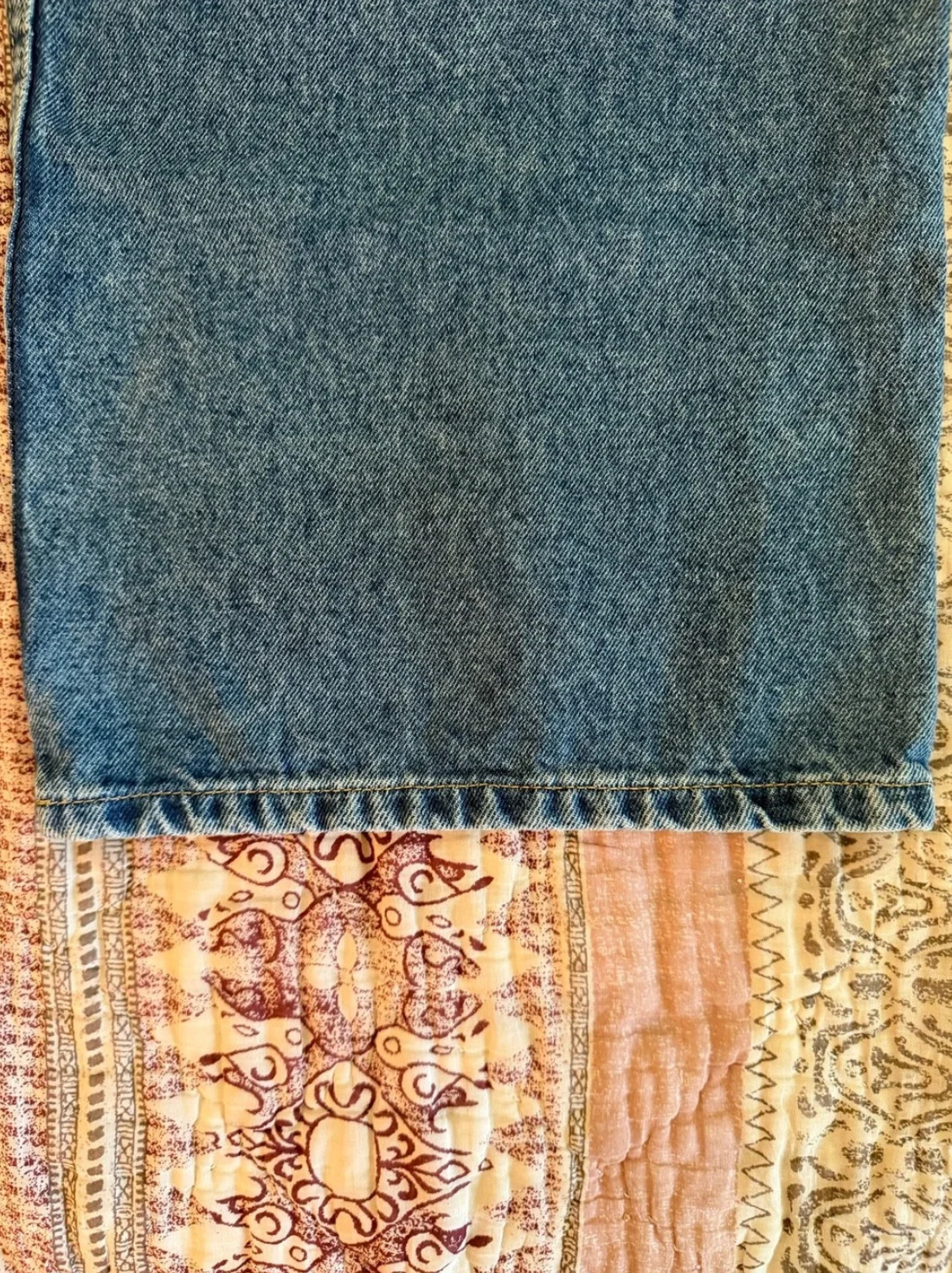 Motel Rocks women’s jeans size 32×30 (US 8) wide-leg, low-rise medium wash
