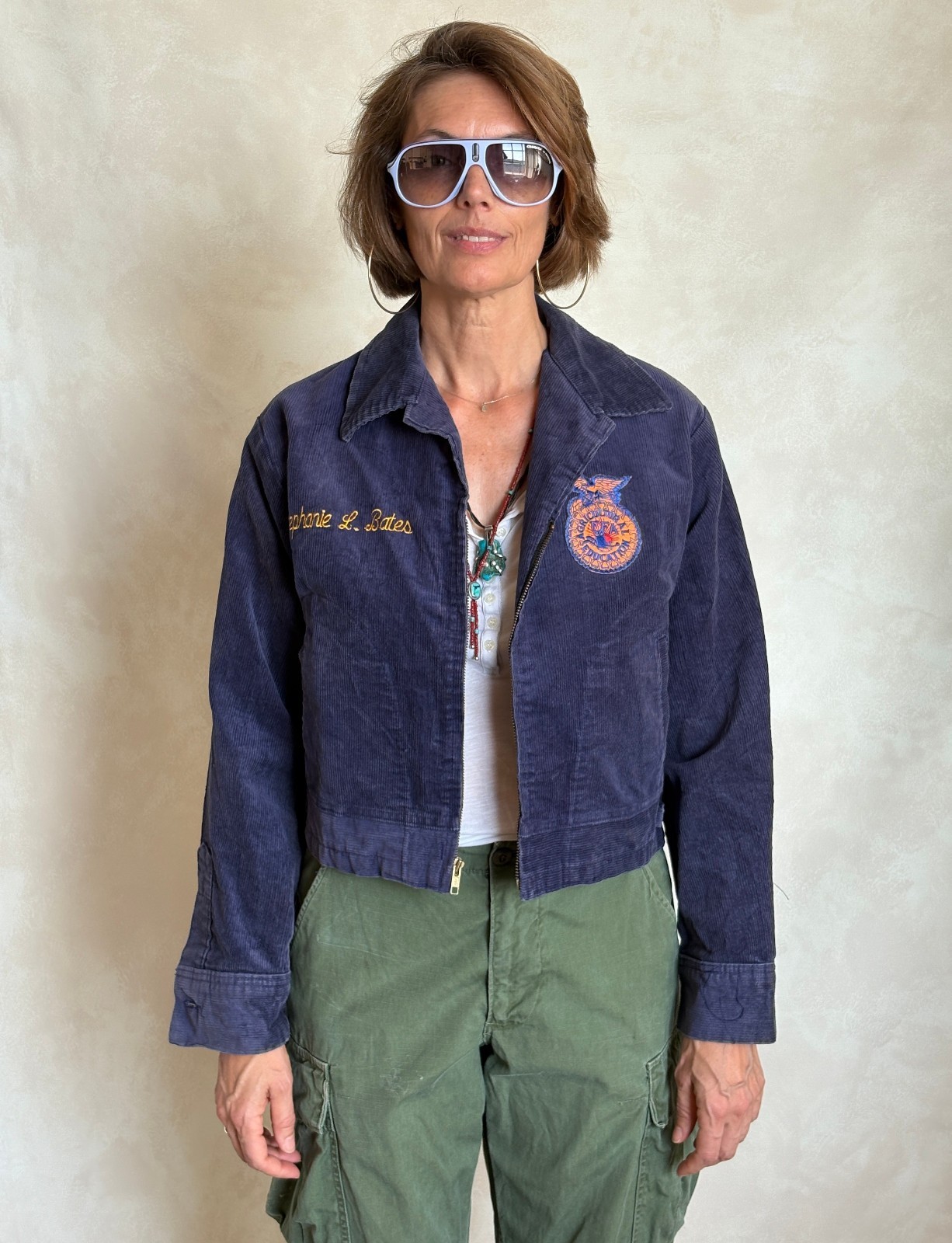 Size 38US / 48EU. Vintage Florida Future farmer of America jacket. Made in USA