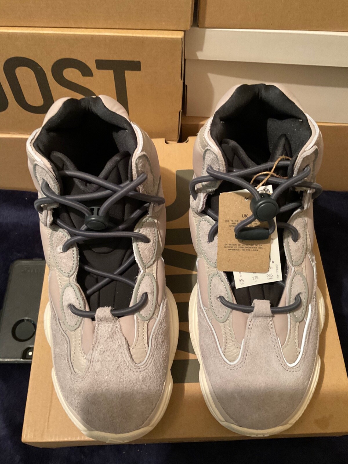 Adidas Yeezy 500 High Mist Stone GV7775 US Size 9.5M