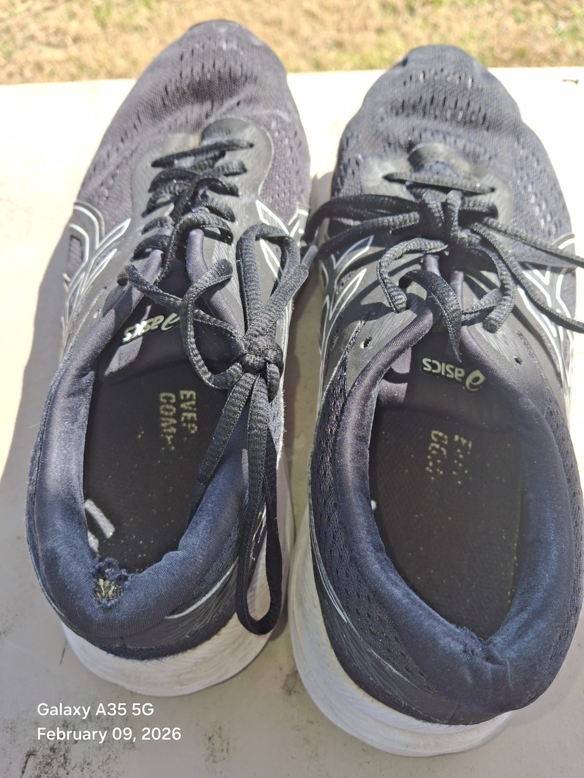 Men’s Size 8 – ASICS Gel NYC Graphite Grey Black Sneakers