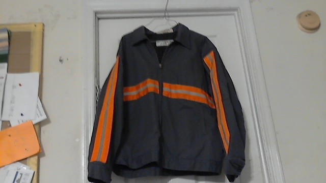 CINTAS INSULATED HI-VISIBILITY SAFETY WORK JACKET ( M-RG ) GRAY PRE-OWNED
