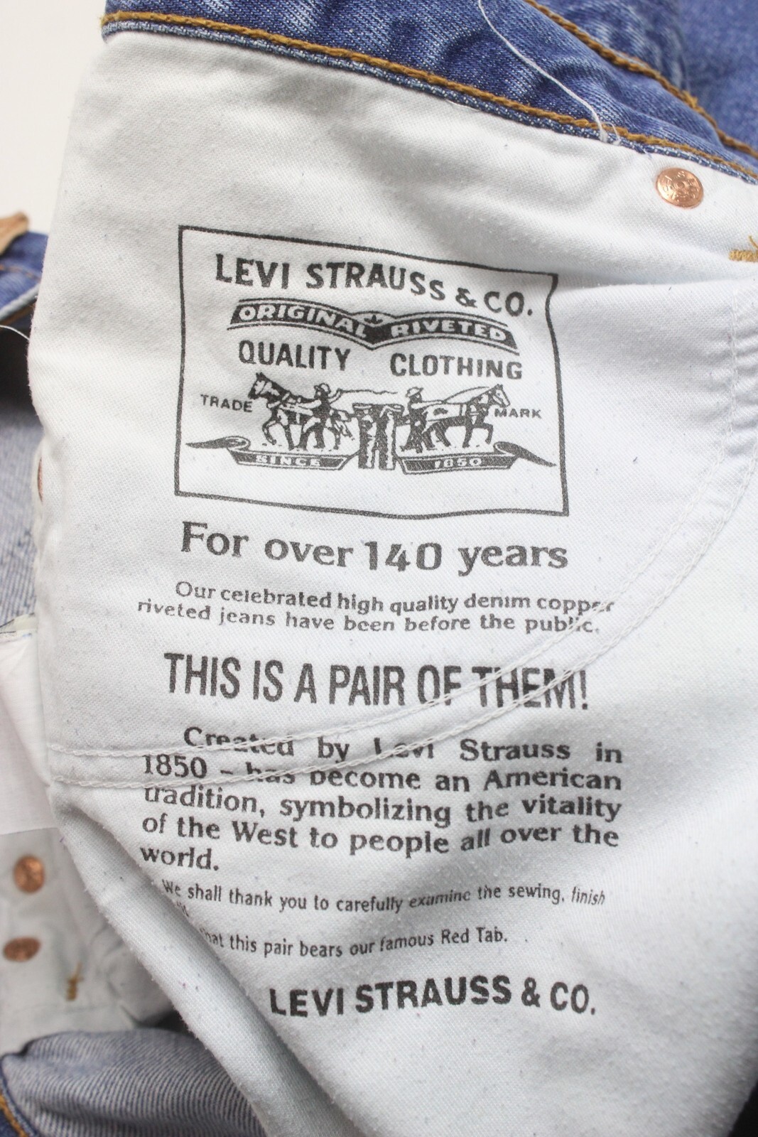 Levi’s 522 02 Mens Jeans W36/L32 Regular Straight Fit Button Fly Denim