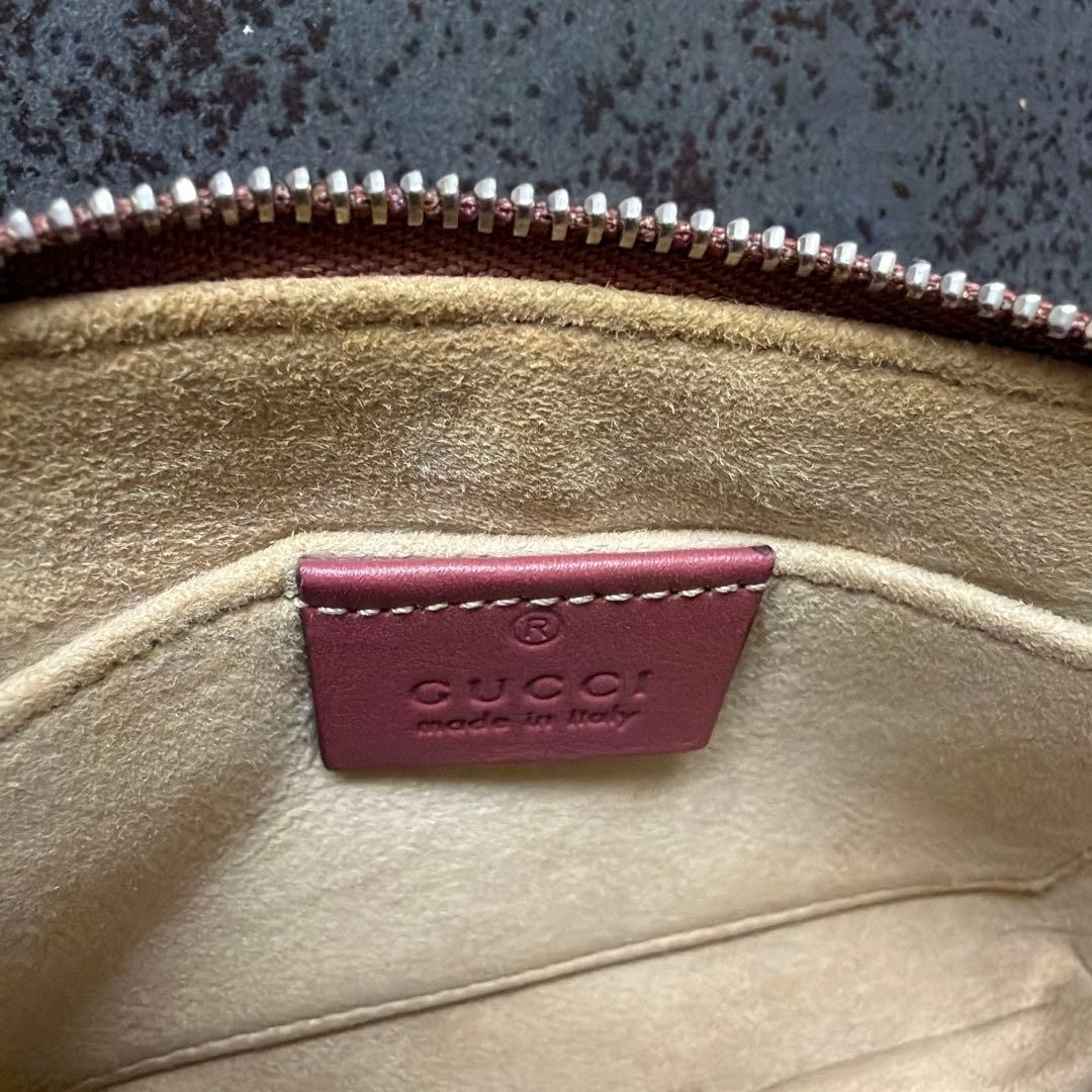GUCCI GG Supreme Blooms Pouch Canvas Floral Compact Authentic Italy