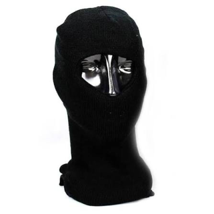 US Military Wool Balaclava Extreme Cold Black NSN # 8415-01-310-0606 Free Ship