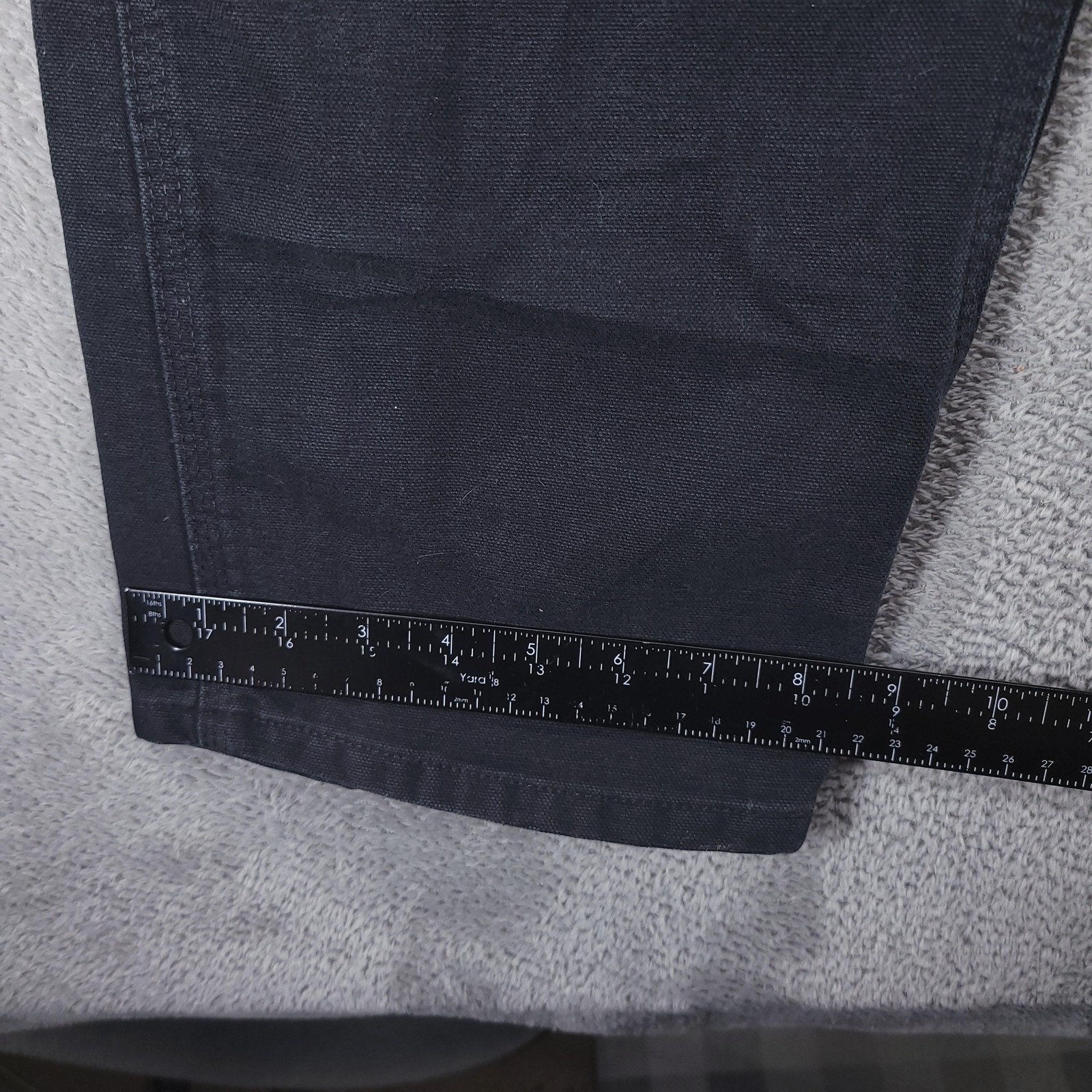 VTG Carhartt Pants Mens 32×34 Black B01 Double Front Carpenter USA Workwear