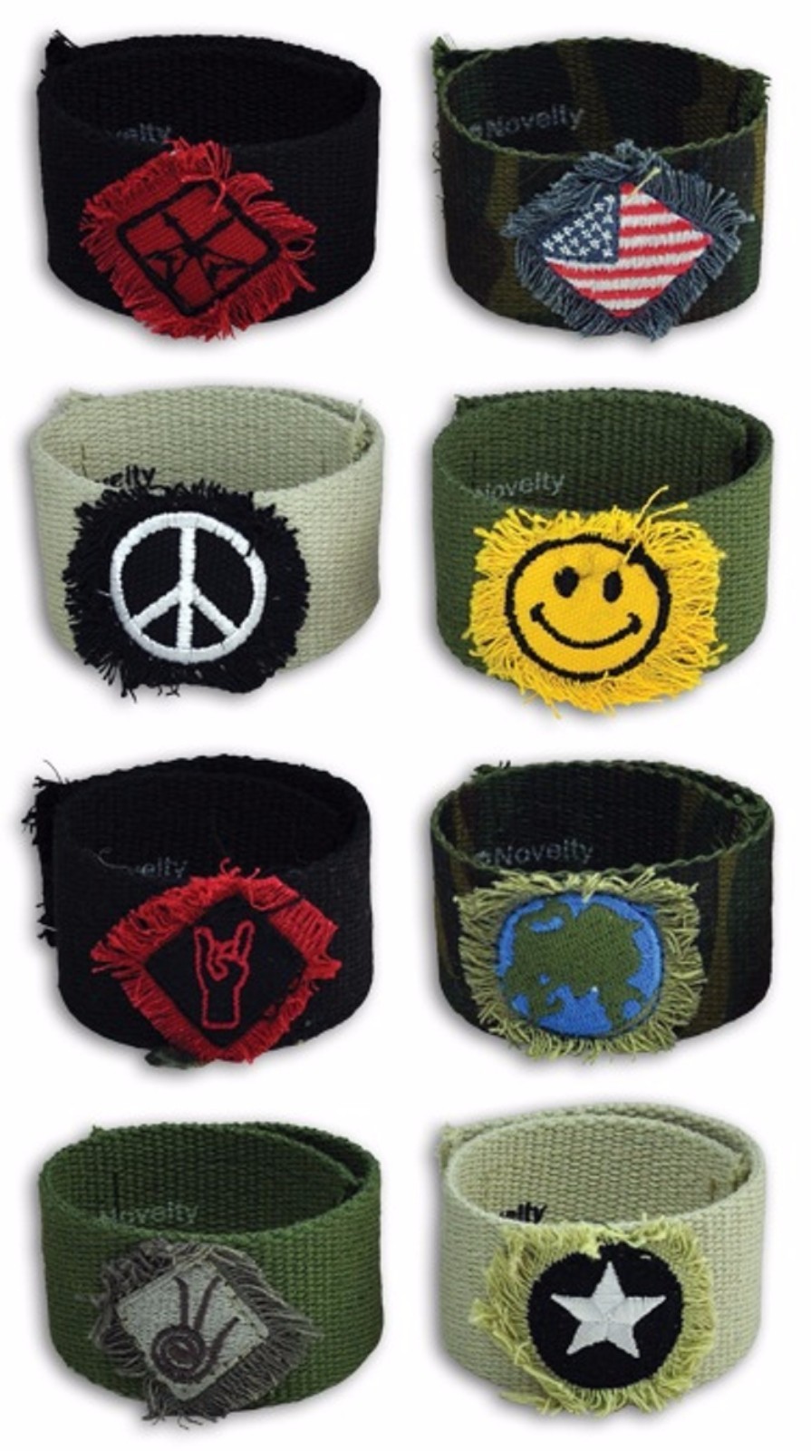 CANVAS CUFFS – One Item w/Random Color and Design