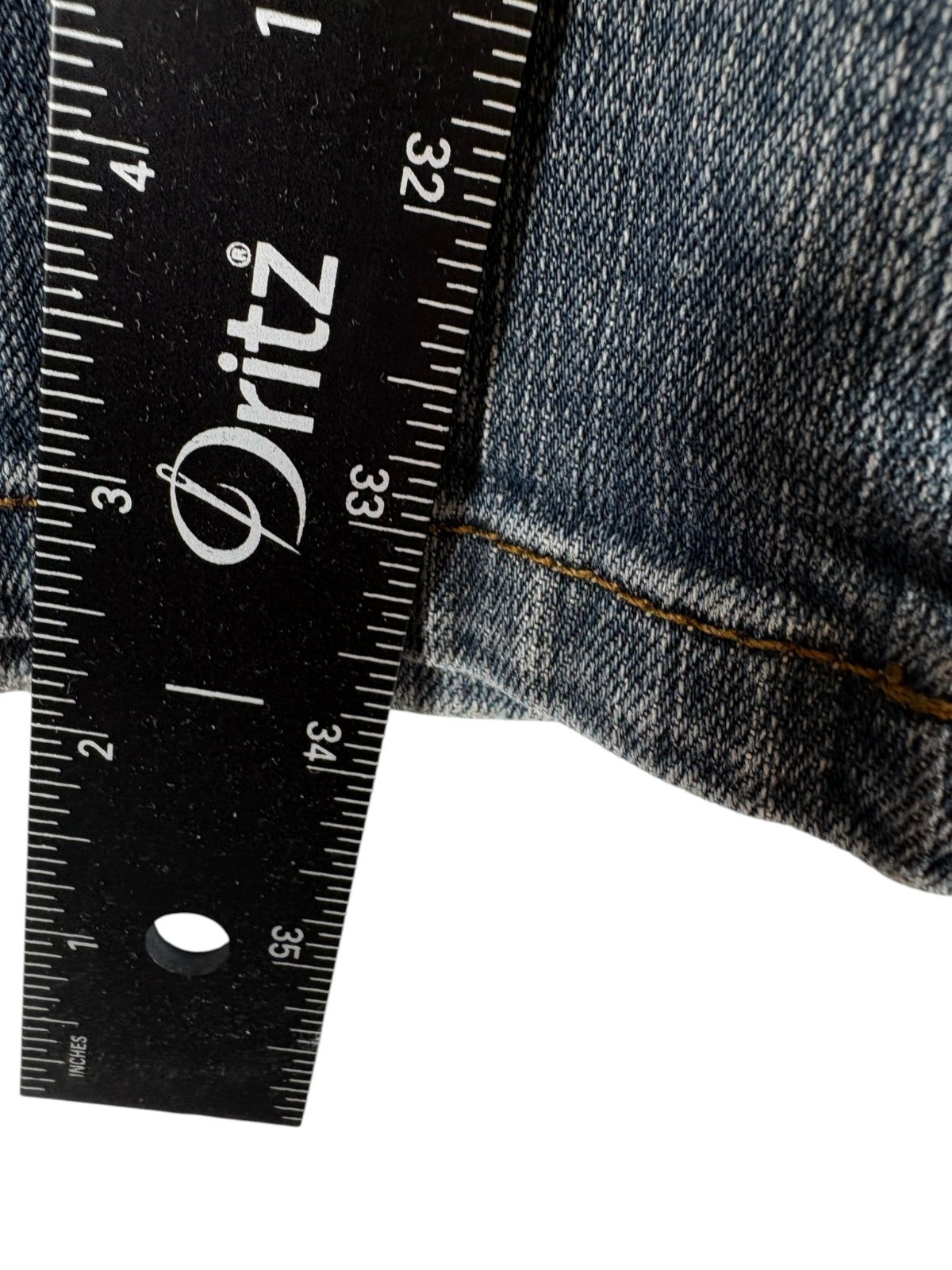 Wrangler Retro Relaxed Bootcut Jeans Mens 37×33.5 Blue Denim Cowboy Mid Rise