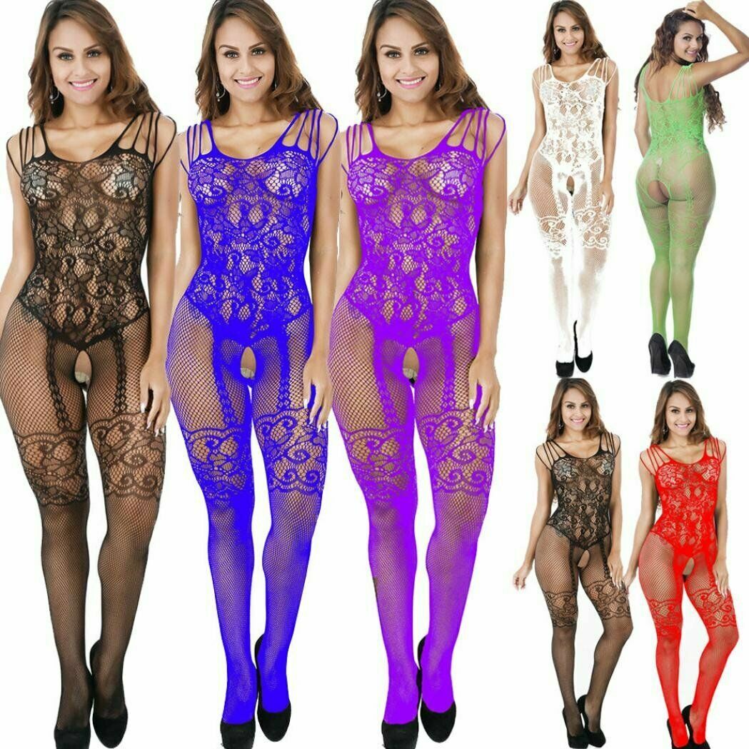 ☆USA☆ Sexy Women Lace Thong G-string Panty Lingerie Underwear Crotchles Fishnet