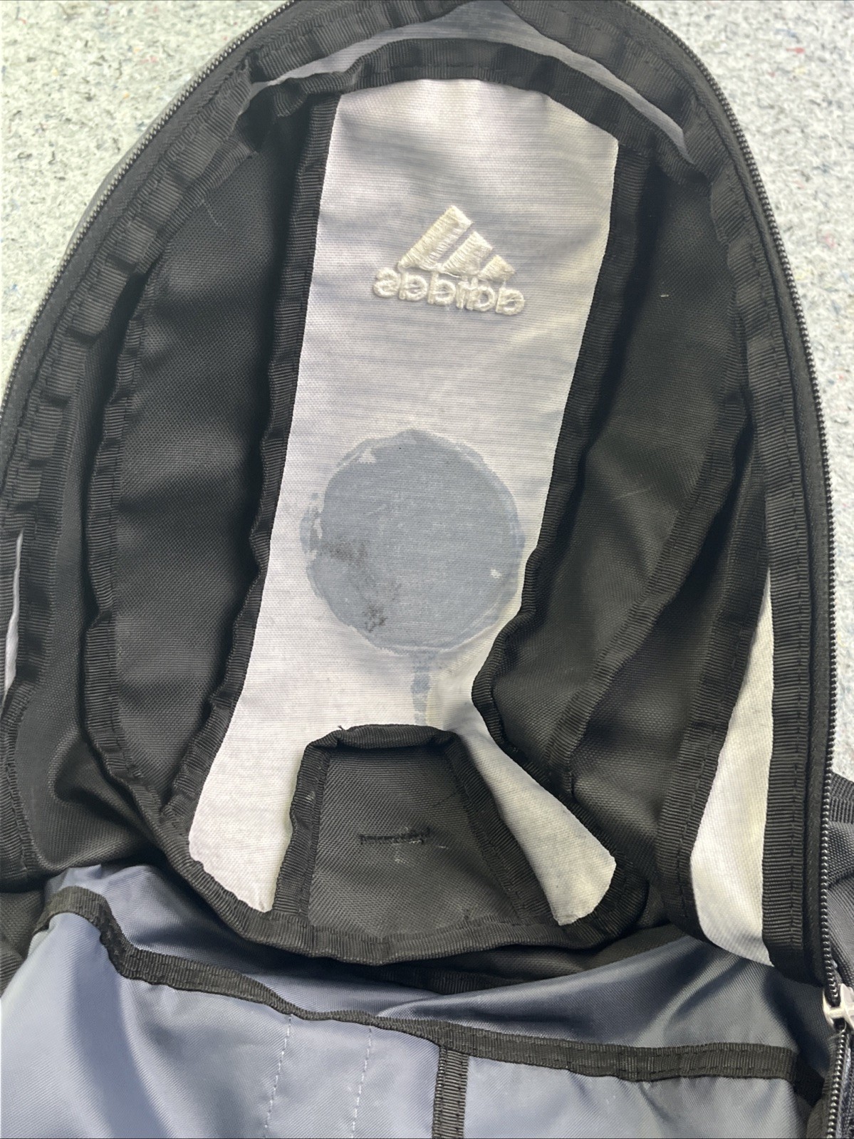 Adidas Eco Backpack Navy Black 100% Recycled Polyester Padded Straps Logo Goku