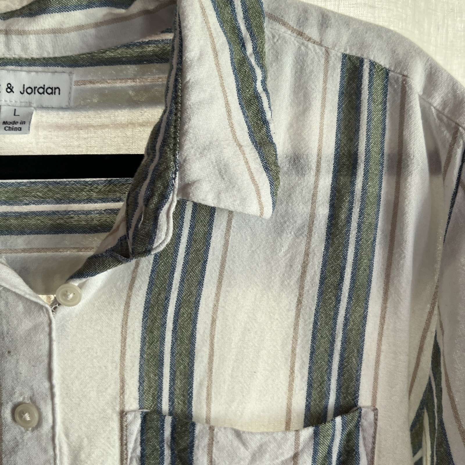 Alex And Jordan : Woman Button Down Short Sleeve ,Short Style LG