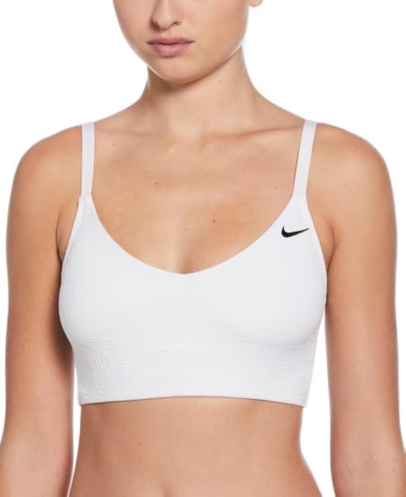 Nike Wave Texture Swimwear – White – L