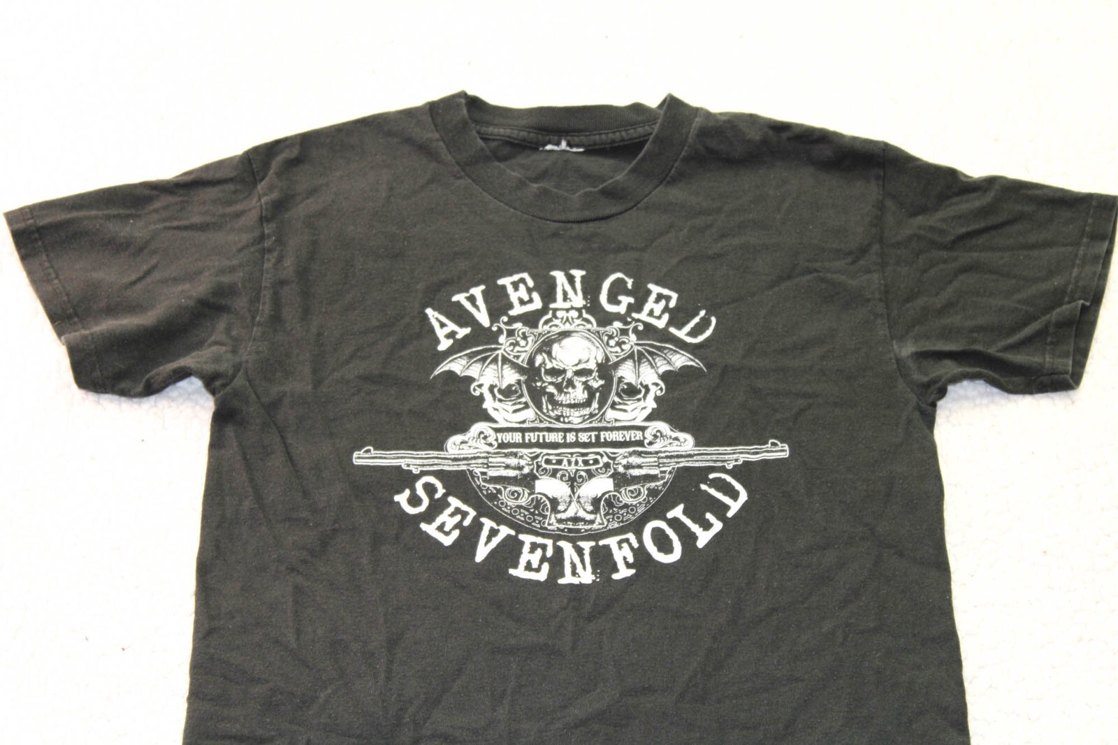 Avenge Sevenfold Your Future Is Set Forever T-Shirt Adult Black Short Sleeve