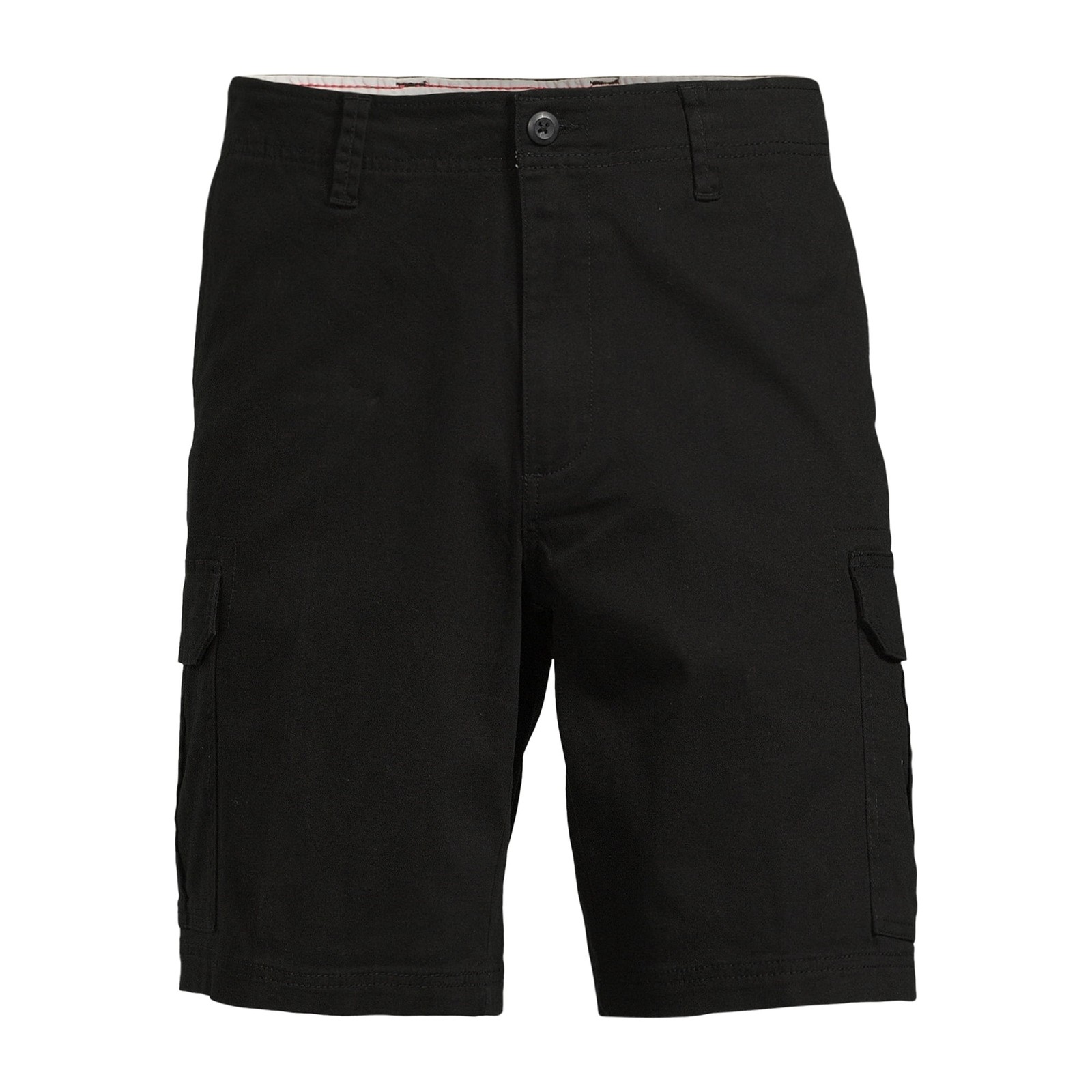 George Men’s Black 10″ At The Knee Multi-Pockets Comfort Cargo Shorts: 30-46