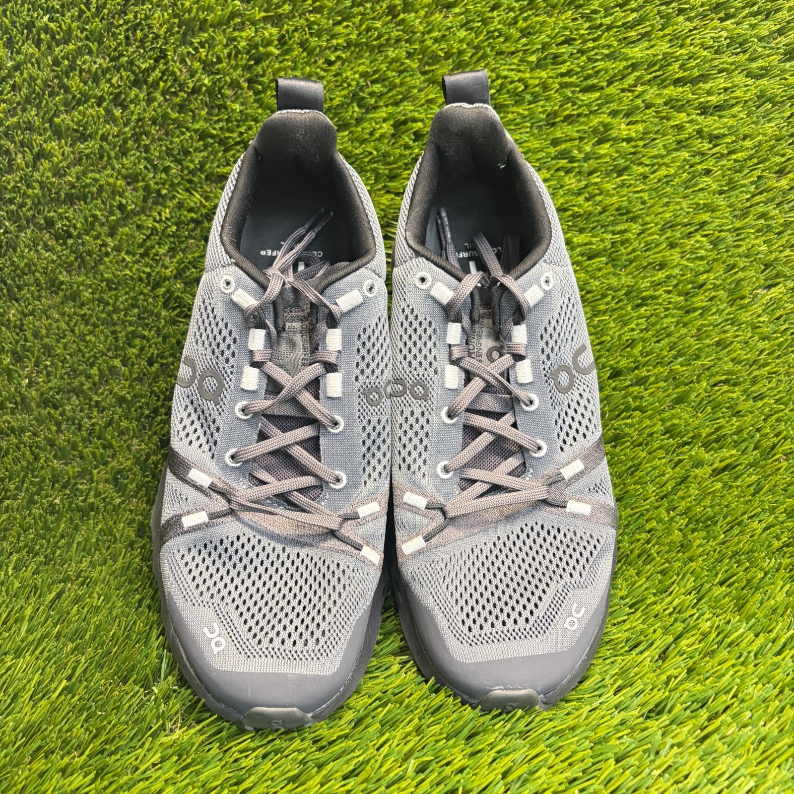 On Cloudsurfer Trail Womens Size 8.5 Eclipse Black Gray Running Shoes Sneakers