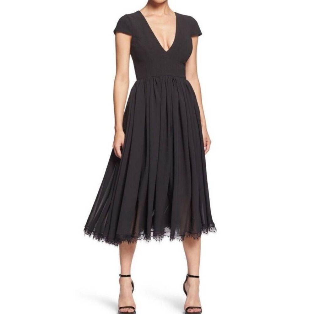 Dress the Population  Corey Fit & Flare Cocktail Dress Size XS