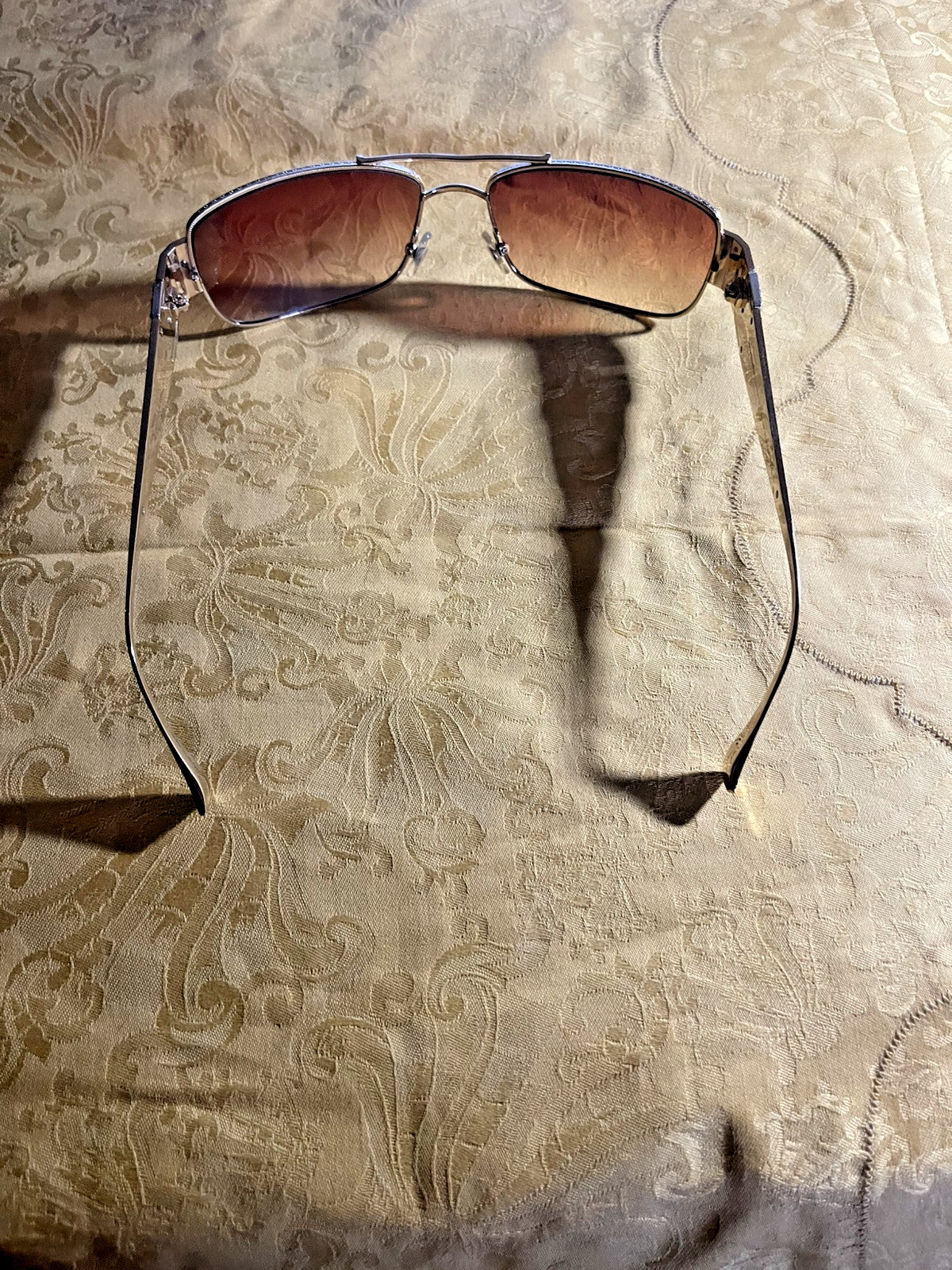 LOREE RODKIN SUNGLASSES MODEL HUNTER IN MATTE GOLD COLOR