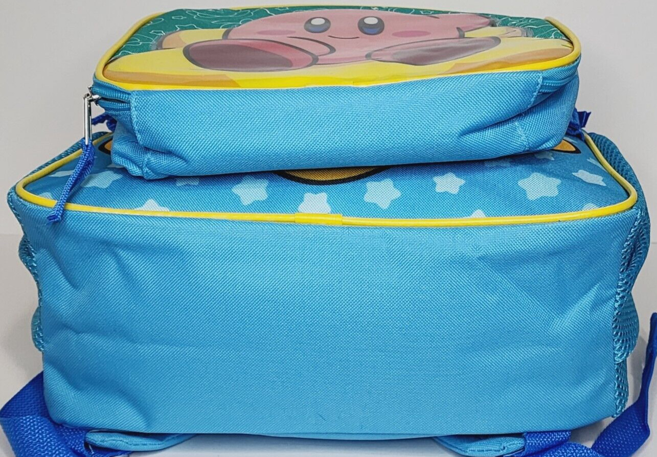 Nintendo Kirby 5-Piece Backpack Set Lunch Bag Supply Case Carabiner BRAND NEW