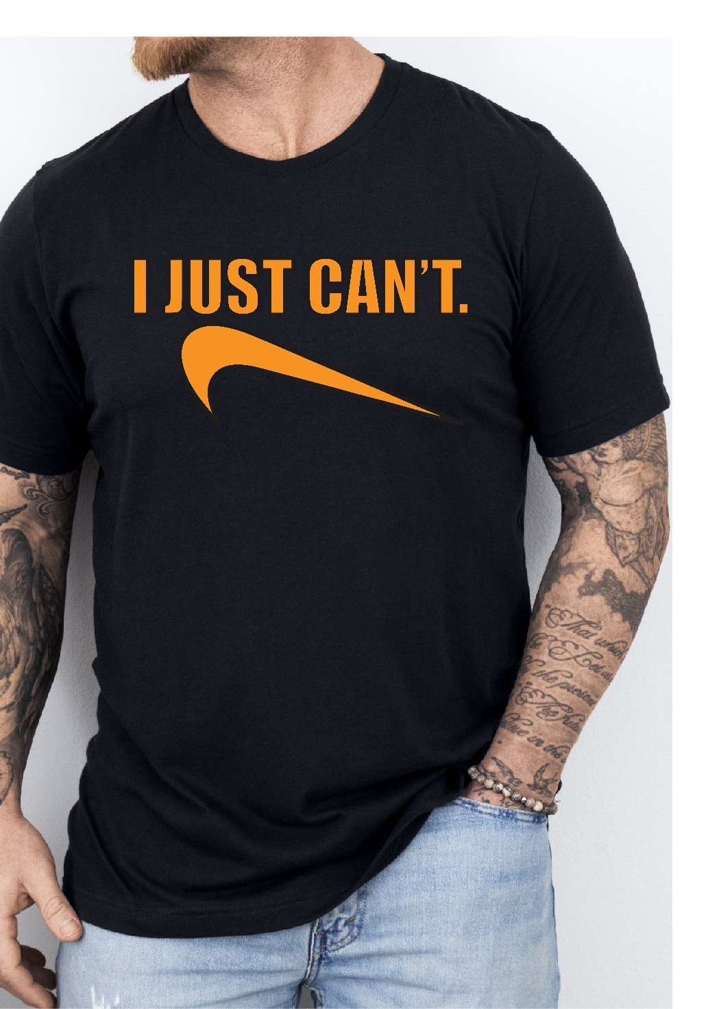 I Just Cant Parody Funny Unisex Heavy Cotton Gildan Tee, Select Your Design