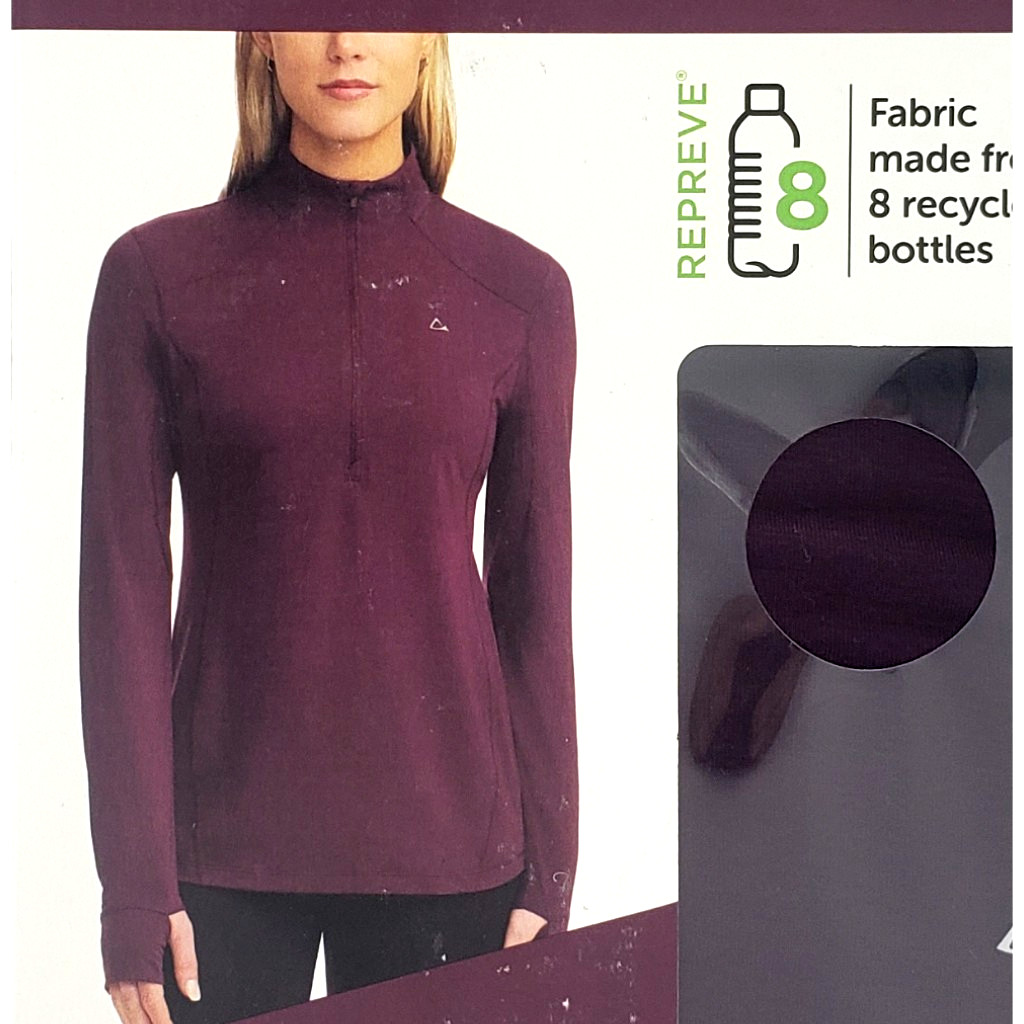 PARADOX Women’s MERINO BLEND PERFORMANCE BASE LAYER 1/4 ZIP TOP DriRelease SIZES