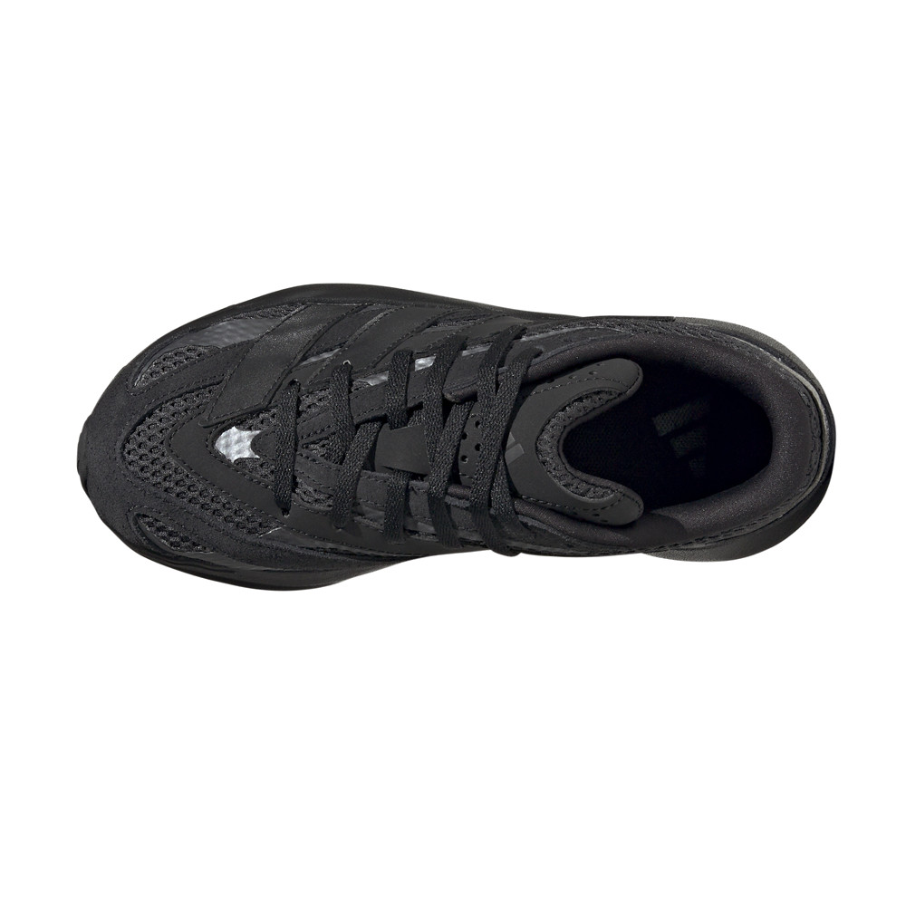 adidas Lightblaze Lace Up Youth Boys Black Sneakers Casual Shoes JQ4757