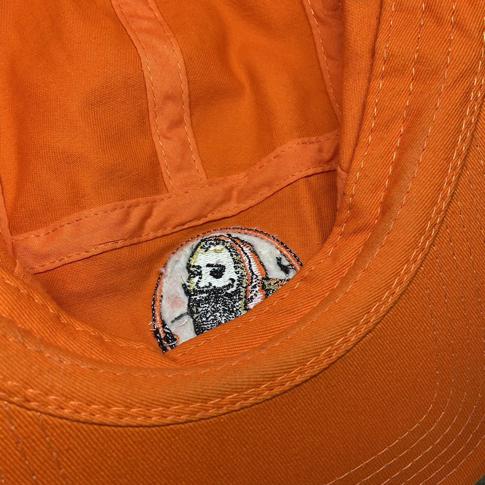 Zig Zag Rolling Papers No. 225 Hat Hunter Blaze Orange Adjustable 5 Panel RARE