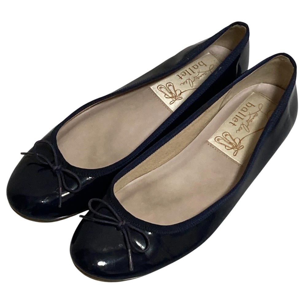Launa lea ballet ballet flat pumps, 9.3 inches, navy Women USED
